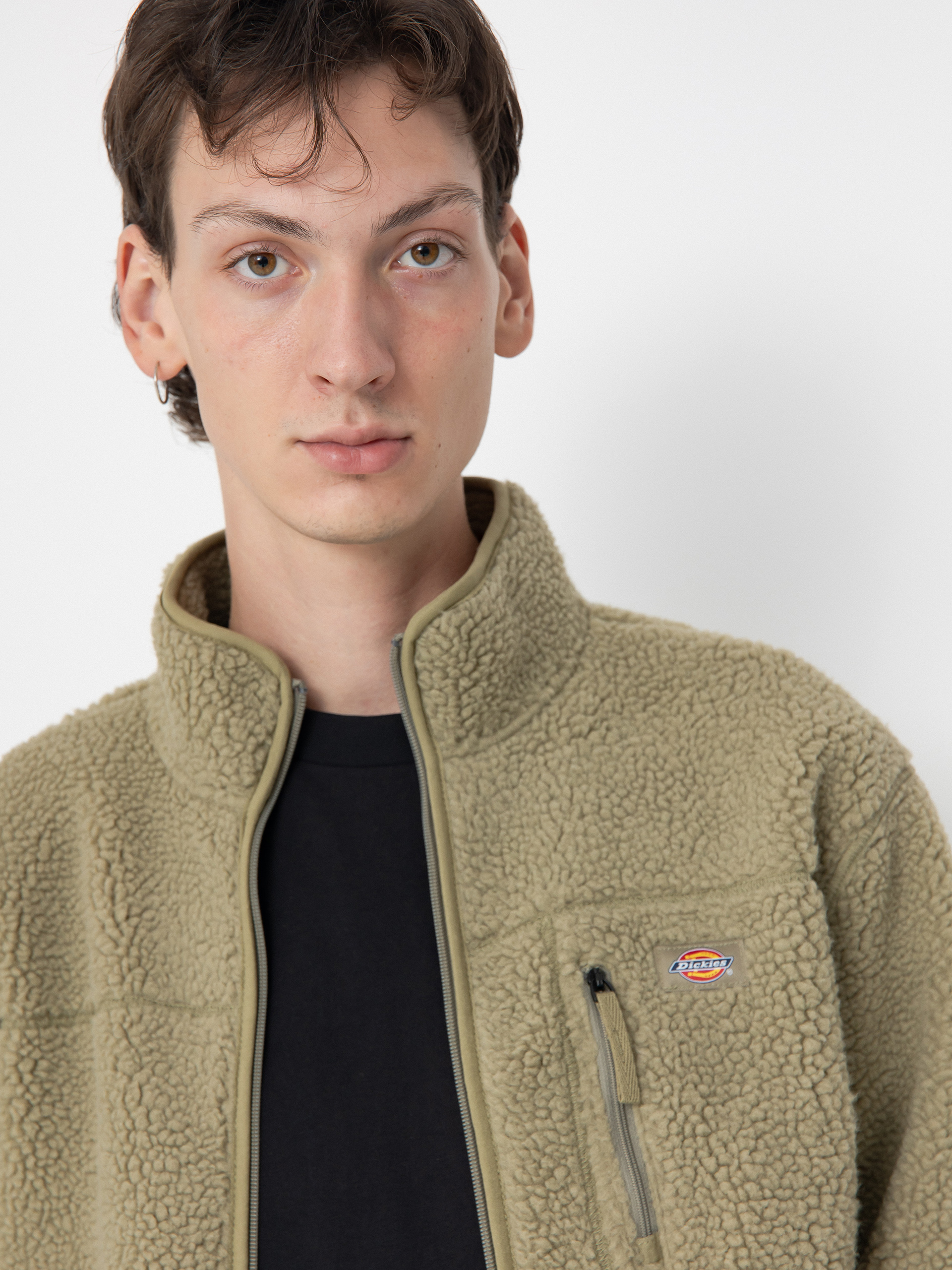 Herren Dickies Mount Hope Fleece Jacke (imperial green)