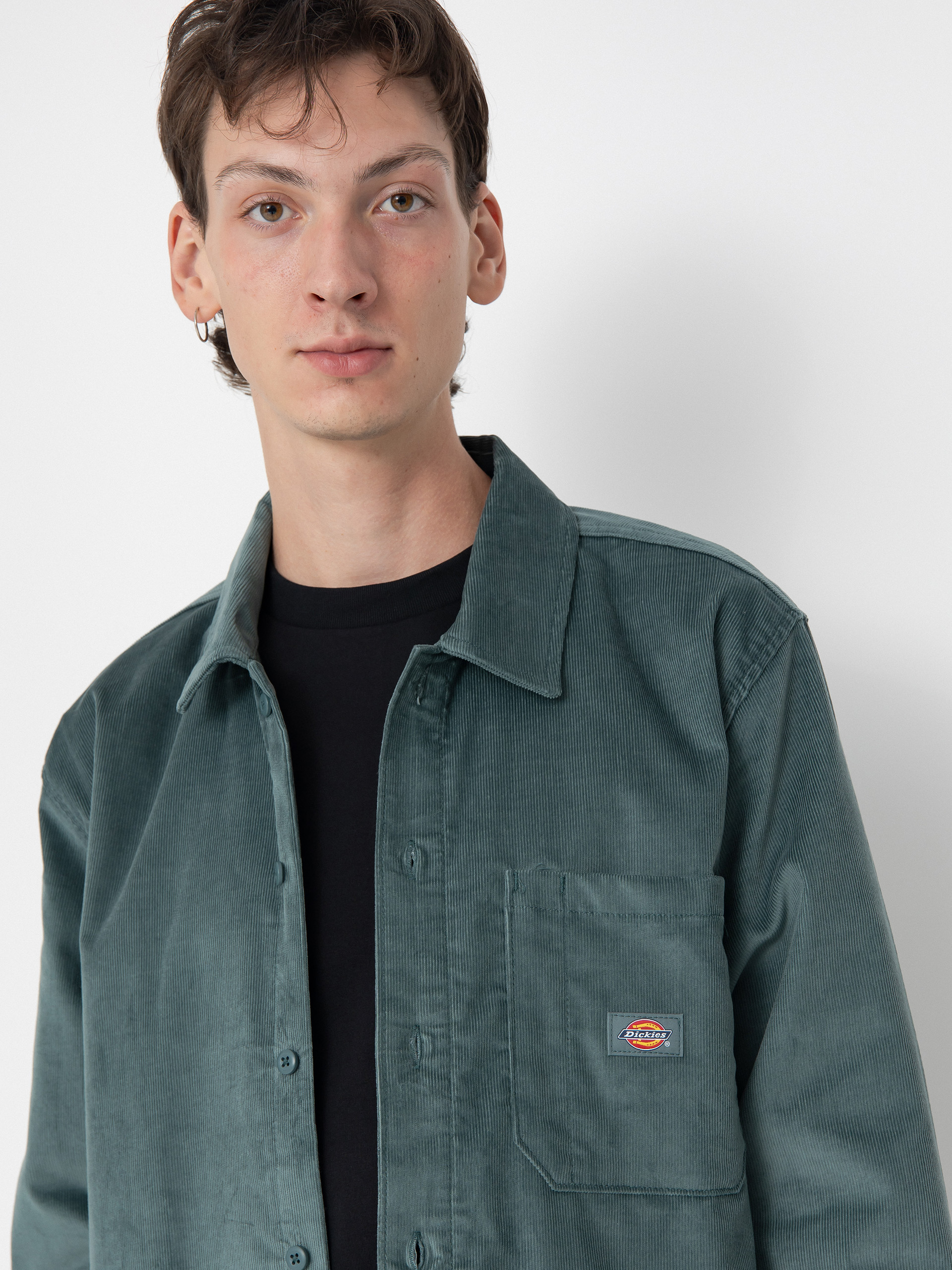 Dickies Corduroy Shirt (lincoln green)