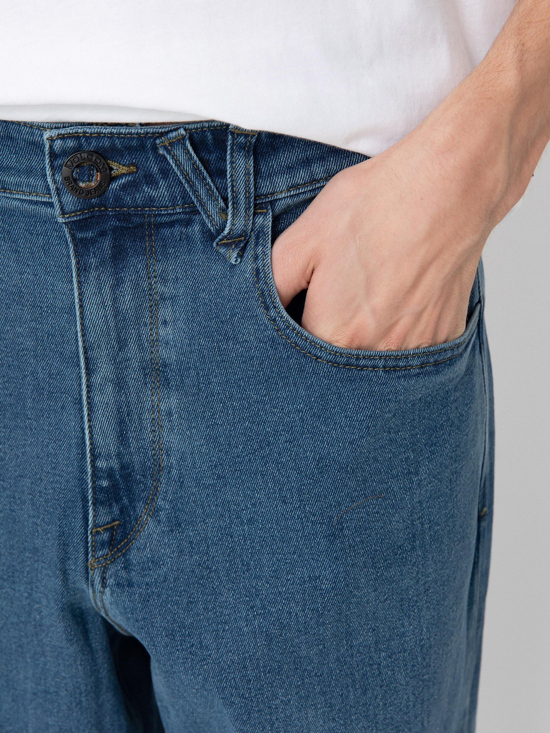 Volcom Billow Denim Hose (washed blue)