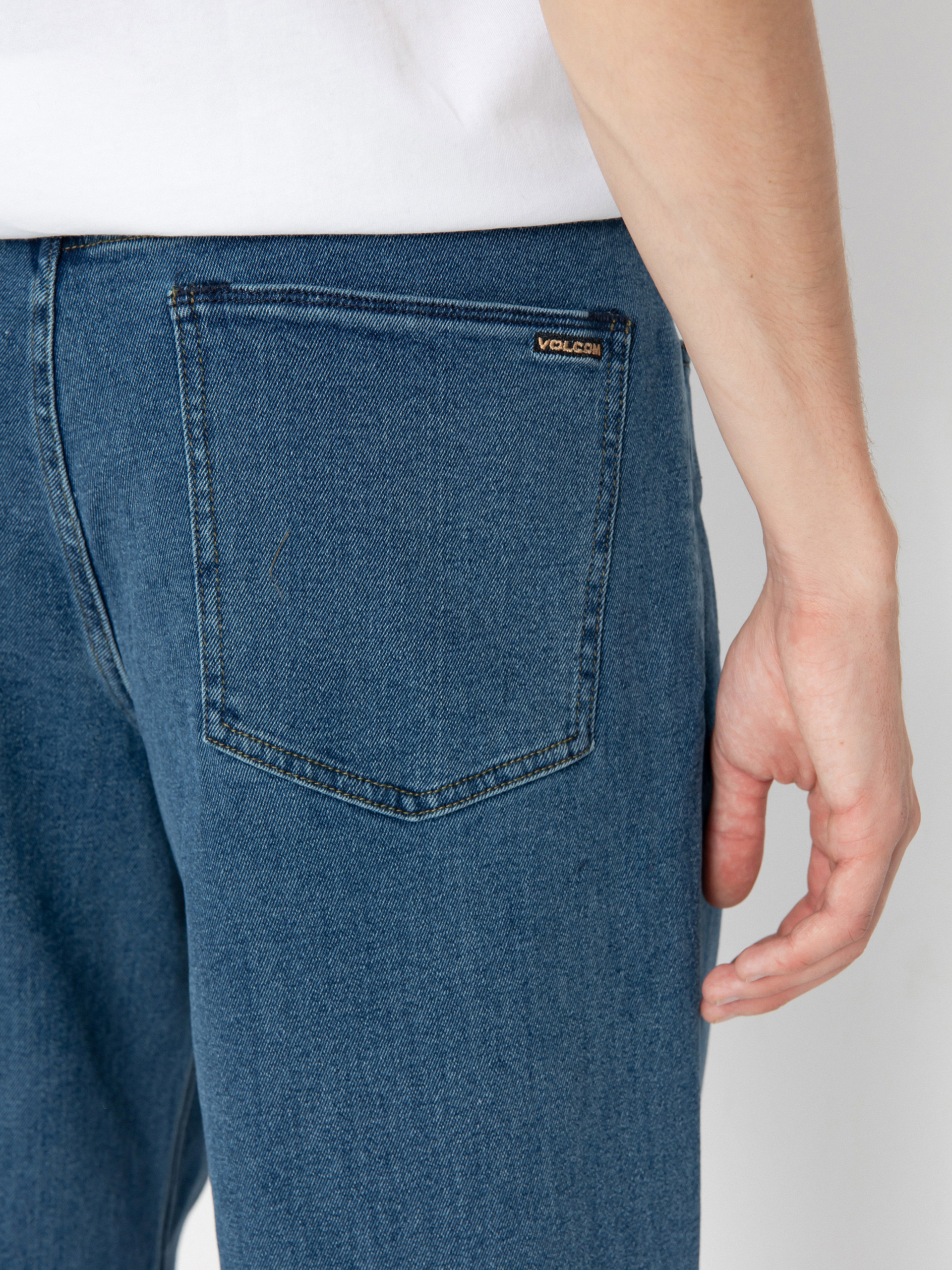 Volcom Billow Denim Pants (washed blue)