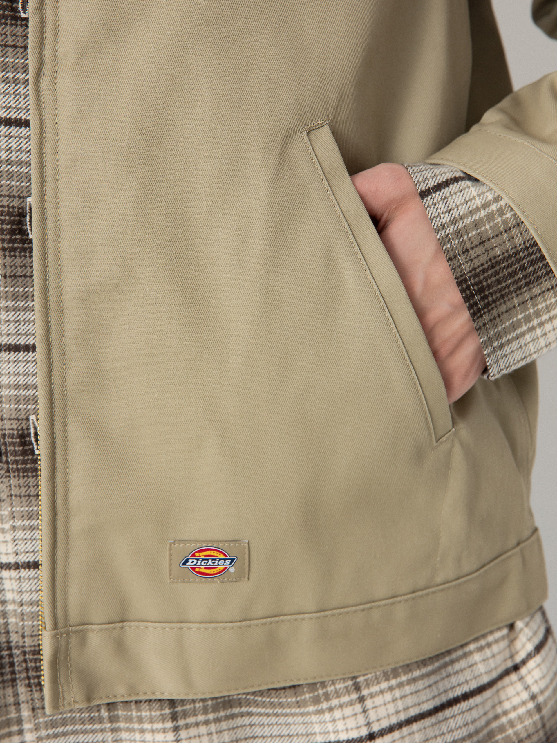Dickies Lined Eisenhower Jacke (khaki)