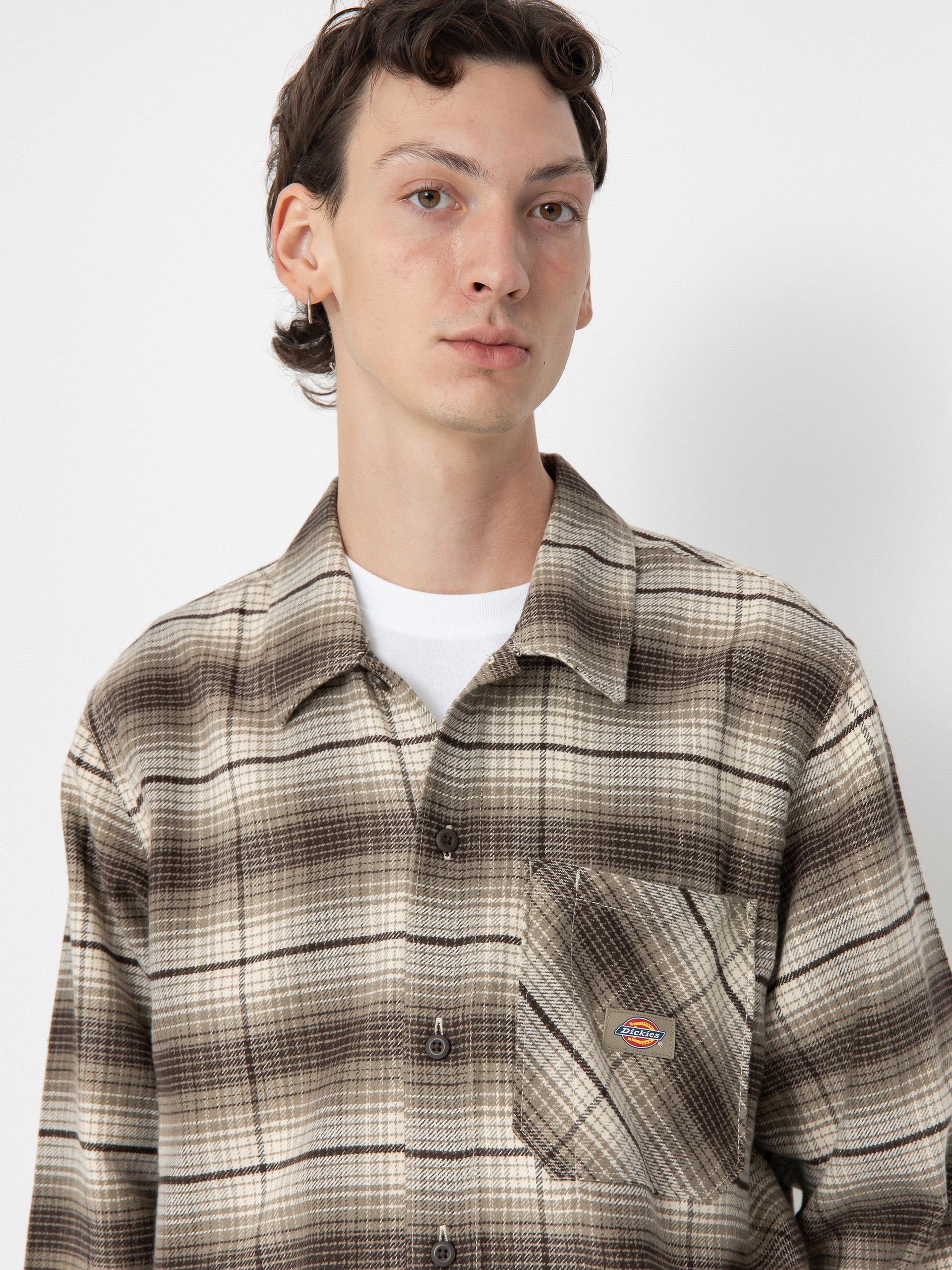 Dickies Forest Check Shirt (imperial green)