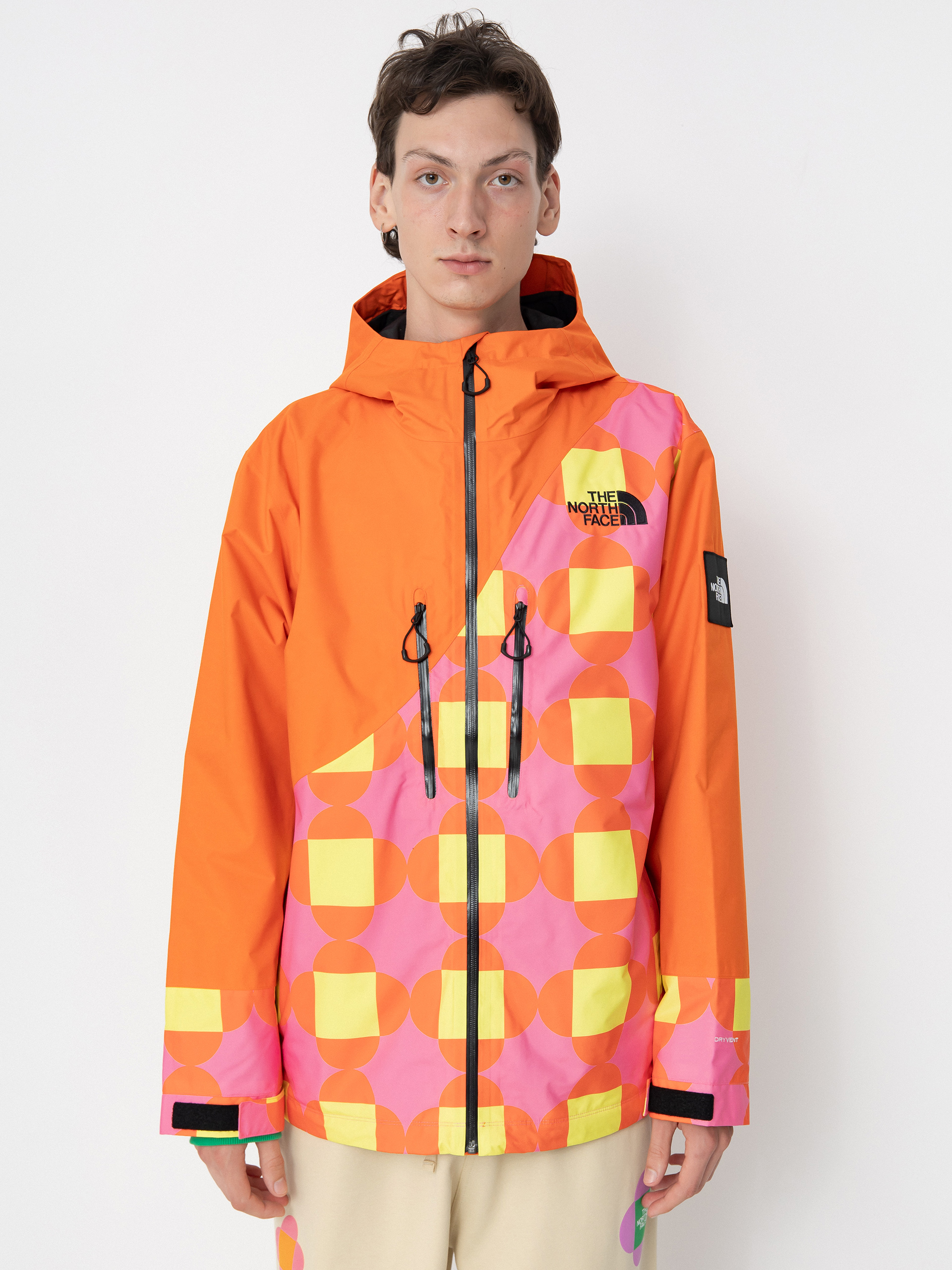 The North Face X Yinka Ilori 2L Rainshell Jacket (gamma pink lets blossom)