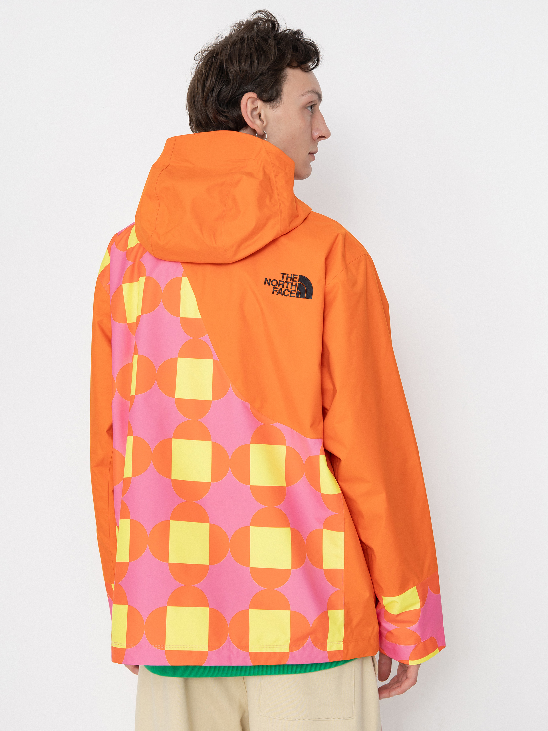 The North Face X Yinka Ilori 2L Rainshell Jacket (gamma pink lets blossom)