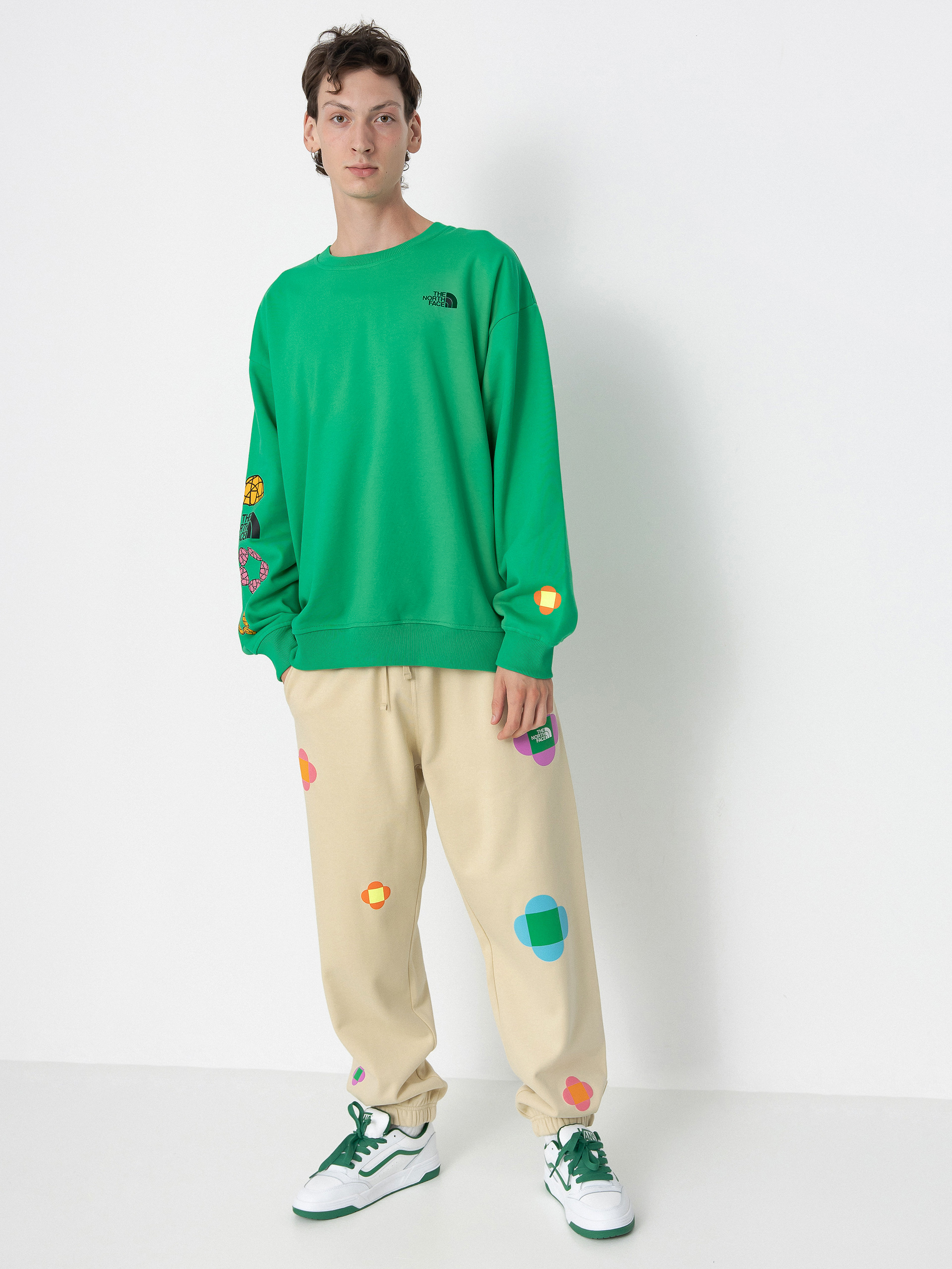 The North Face X Yinka Ilori Graphic Sweatshirt (optic emerald)