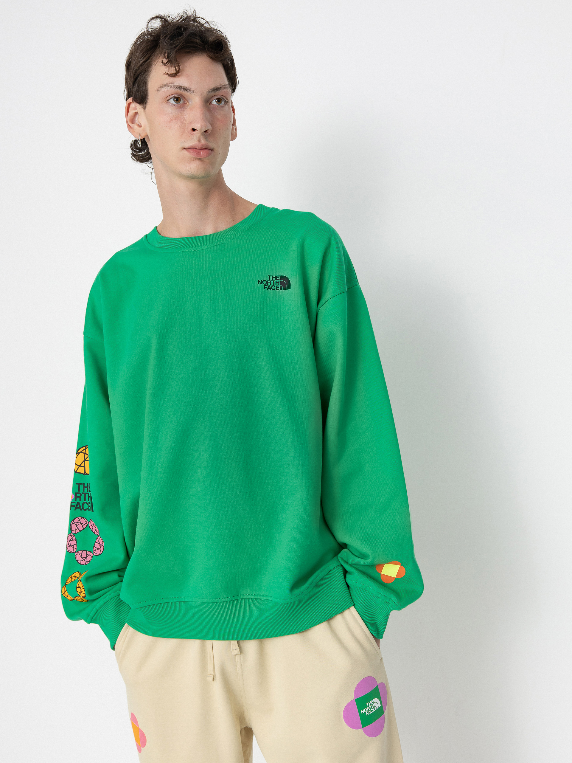 The North Face X Yinka Ilori Graphic Sweatshirt (optic emerald)