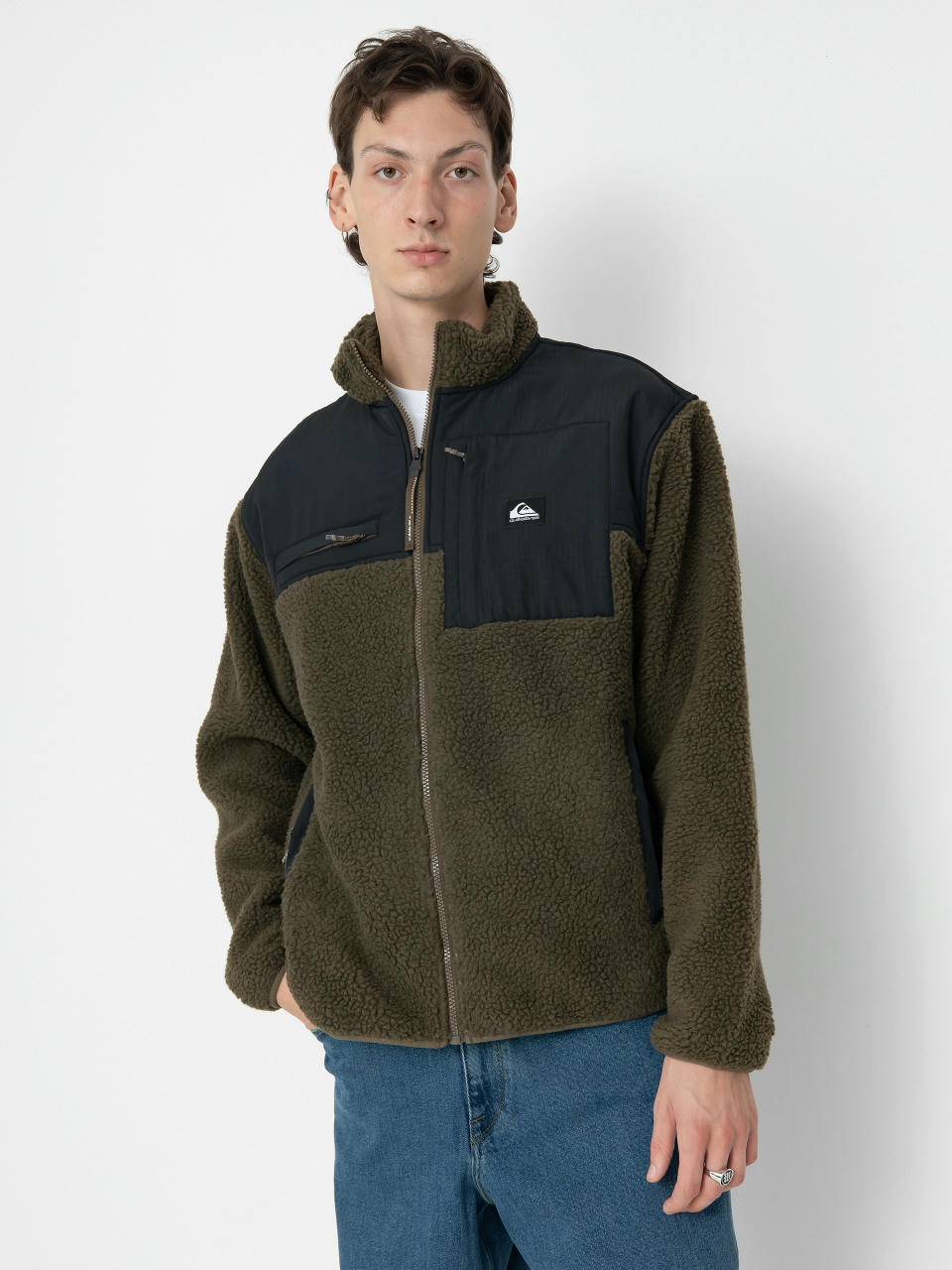 Quiksilver Shallow Water FZ Fleece  (canteen)