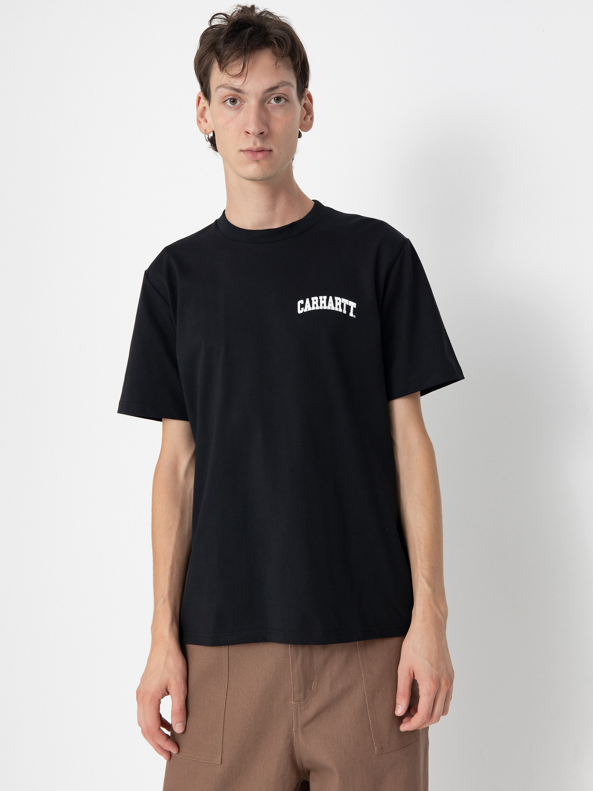 CARHARTT WIP | S/S UNIVERSITY SCRIPT T-SHIRT 半袖Tシャツ 黑 Carhartt WIP University Script T-Shirt - black (black/white)