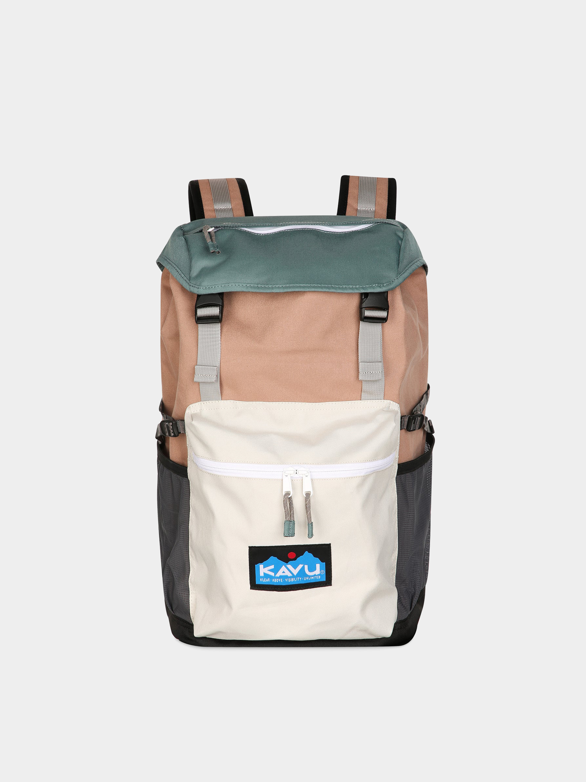 Kavu Backpack Timaru white, brown, green, multicolor (calm coast)
