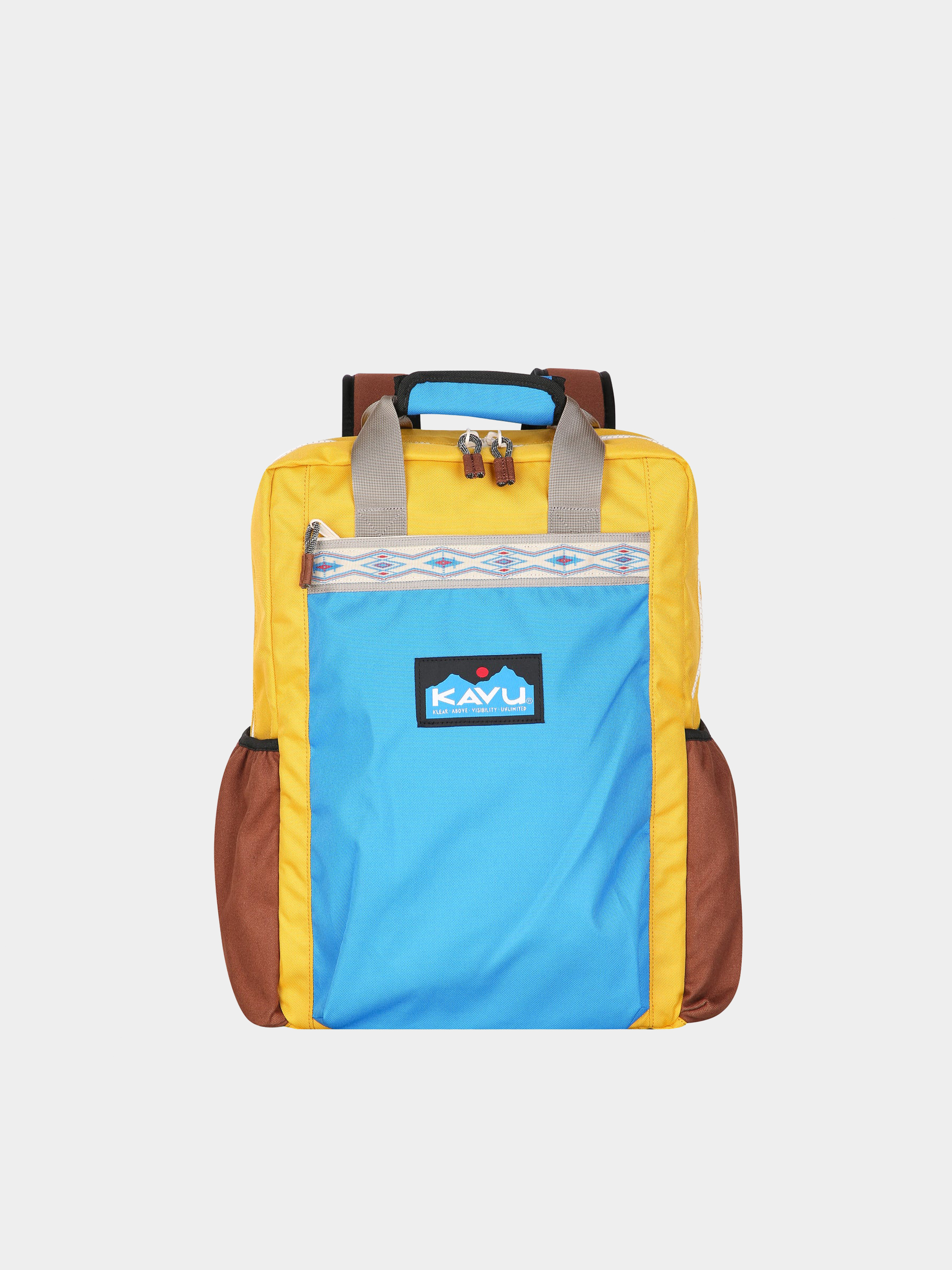 Kavu Backpack Shuttle Sack blue yellow multicolor scout