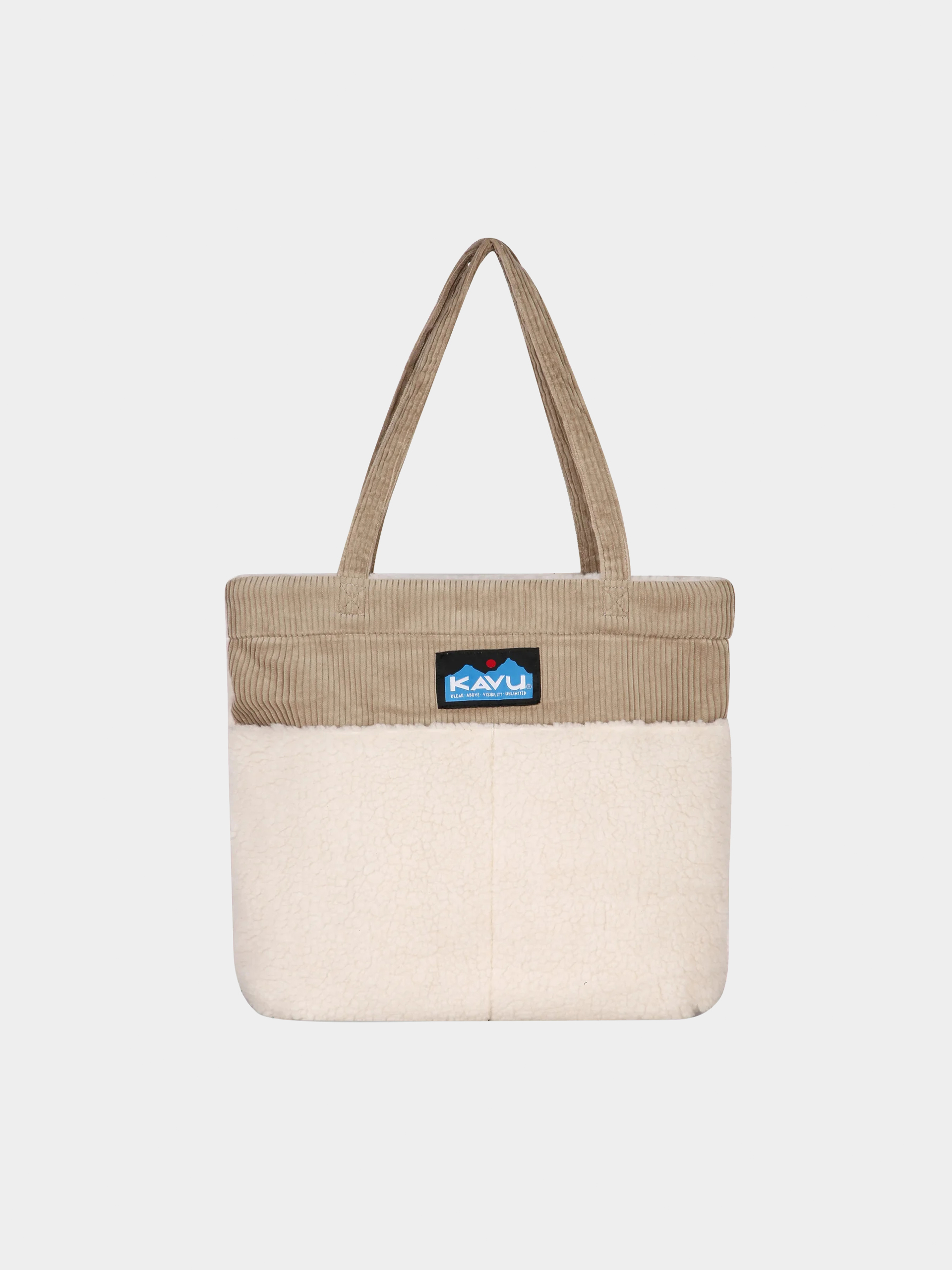 Kavu Tasche Tote It All WeiB Braun pebble beach