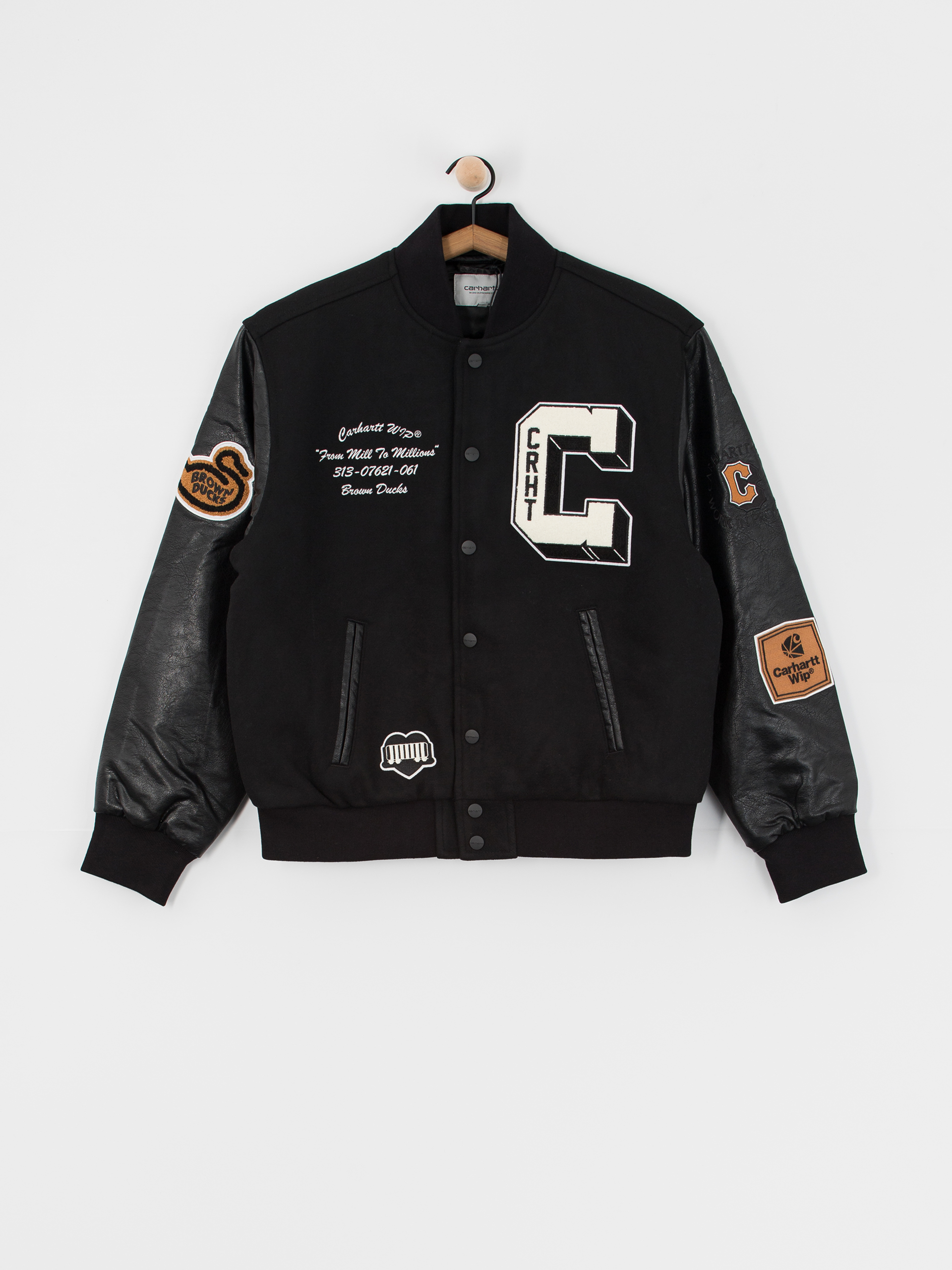 Carhartt WIP Jacket Brown Ducks Bomber - black (black/black)