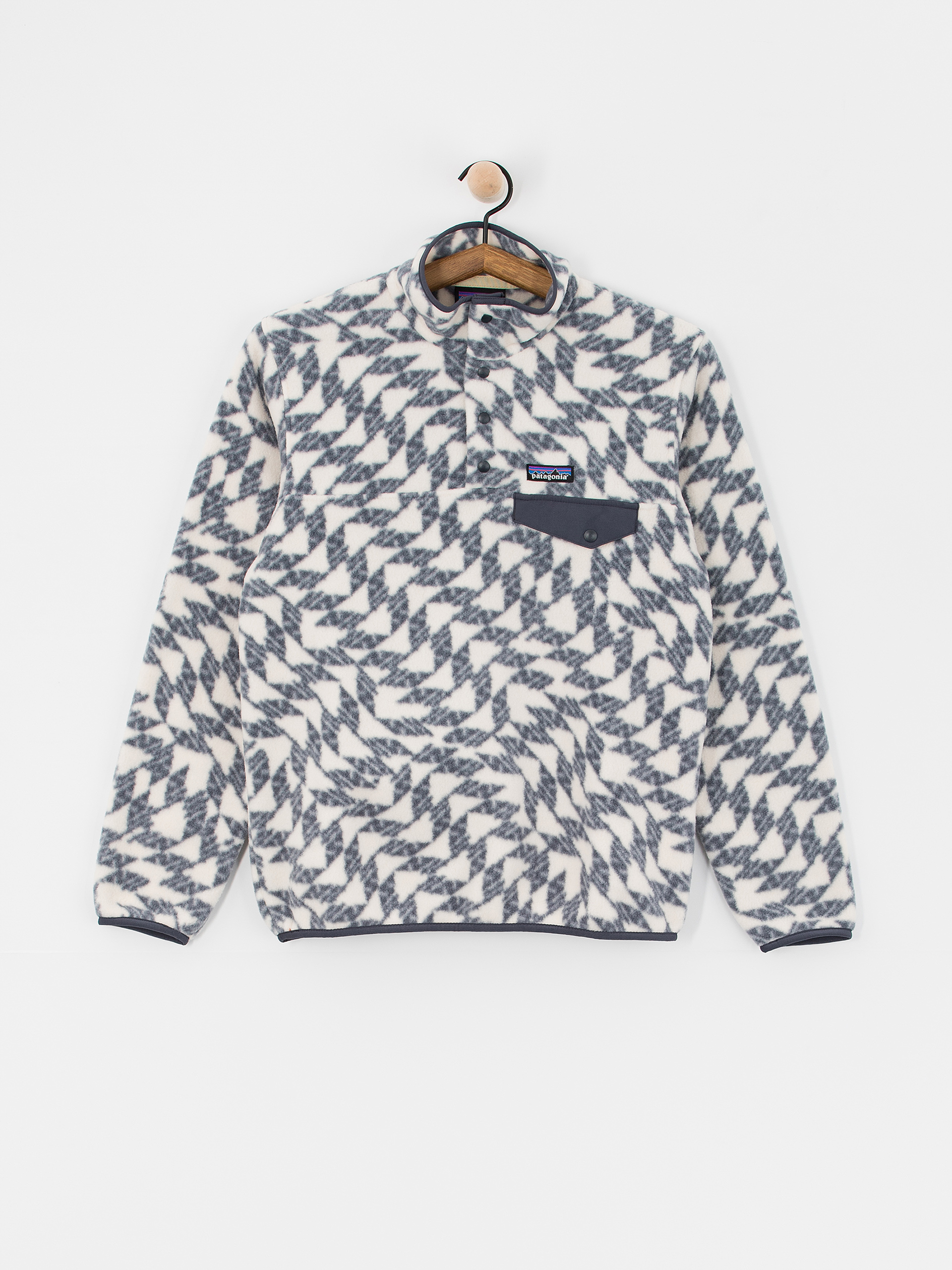 Damen Patagonia Fleece Jacke LW Synch Snap T (synched flight small natural)