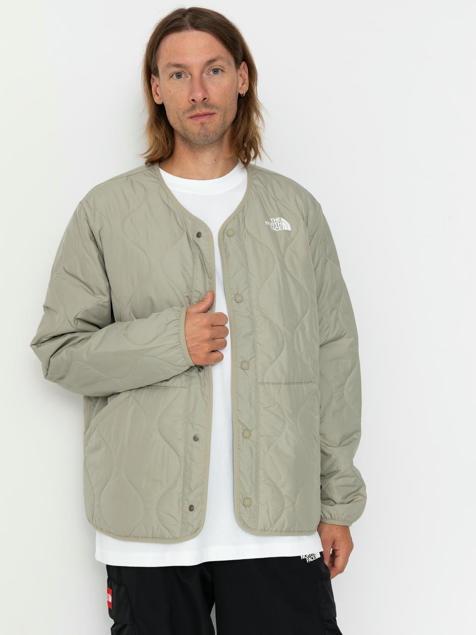 The North Face Ampato Quilted Liner Jacke (clay grey)