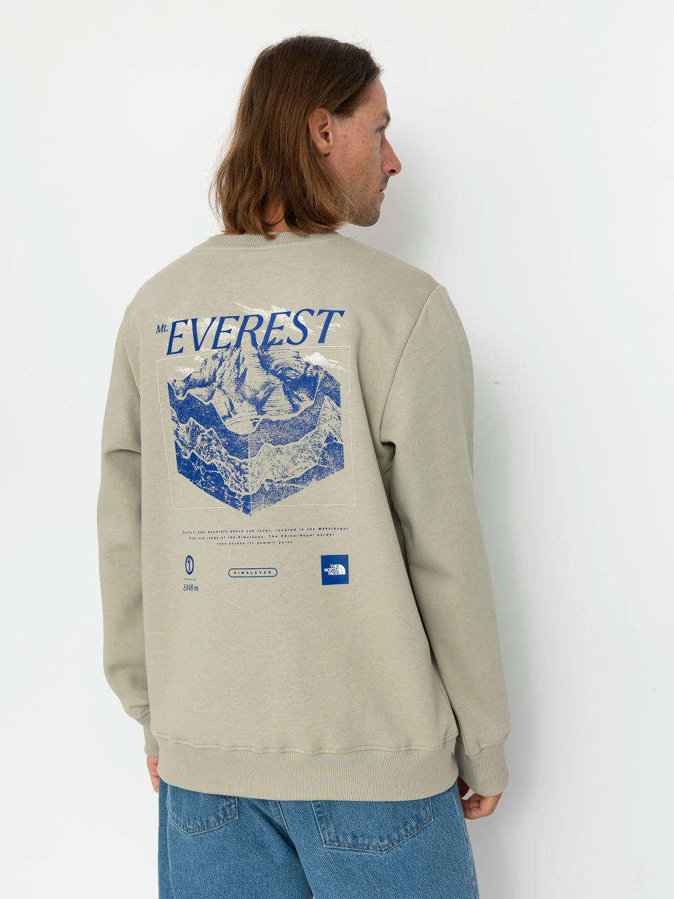 The North Face Topographic Sweatshirt (clay grey)