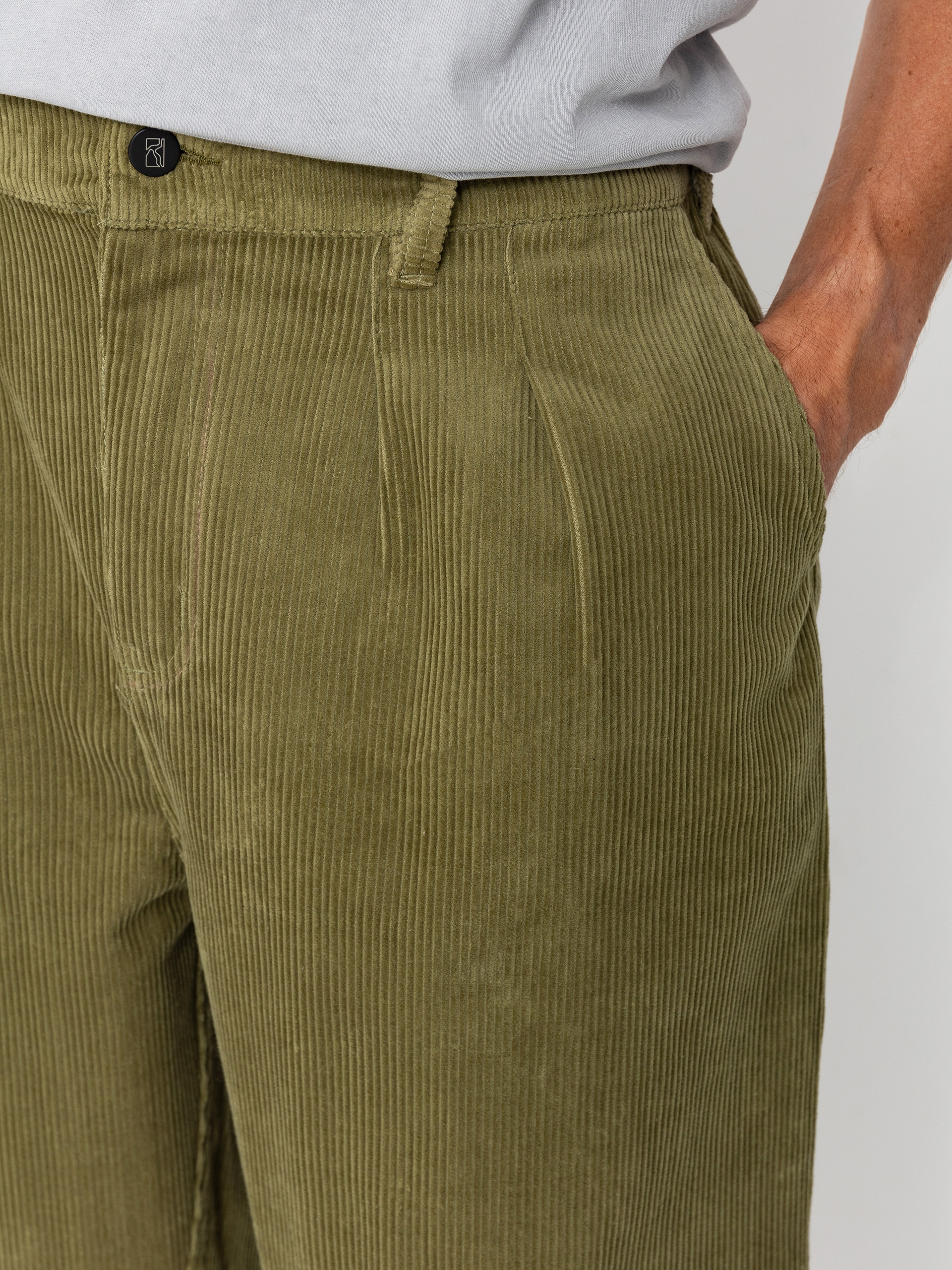 Poetic Collective Ballon Pants (olive green corduroy)