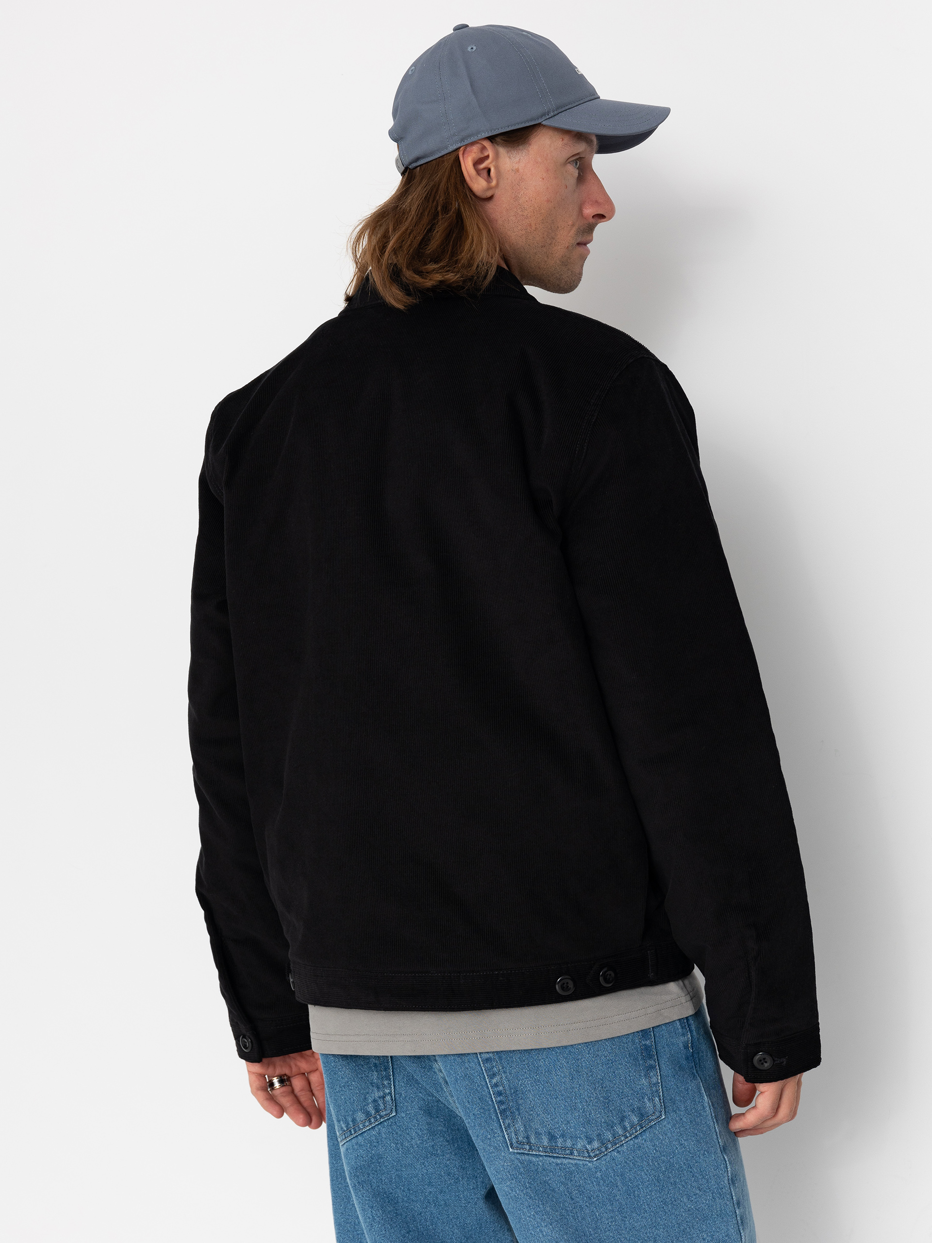 Dickies Jacke Corduroy Eisenhower (black)