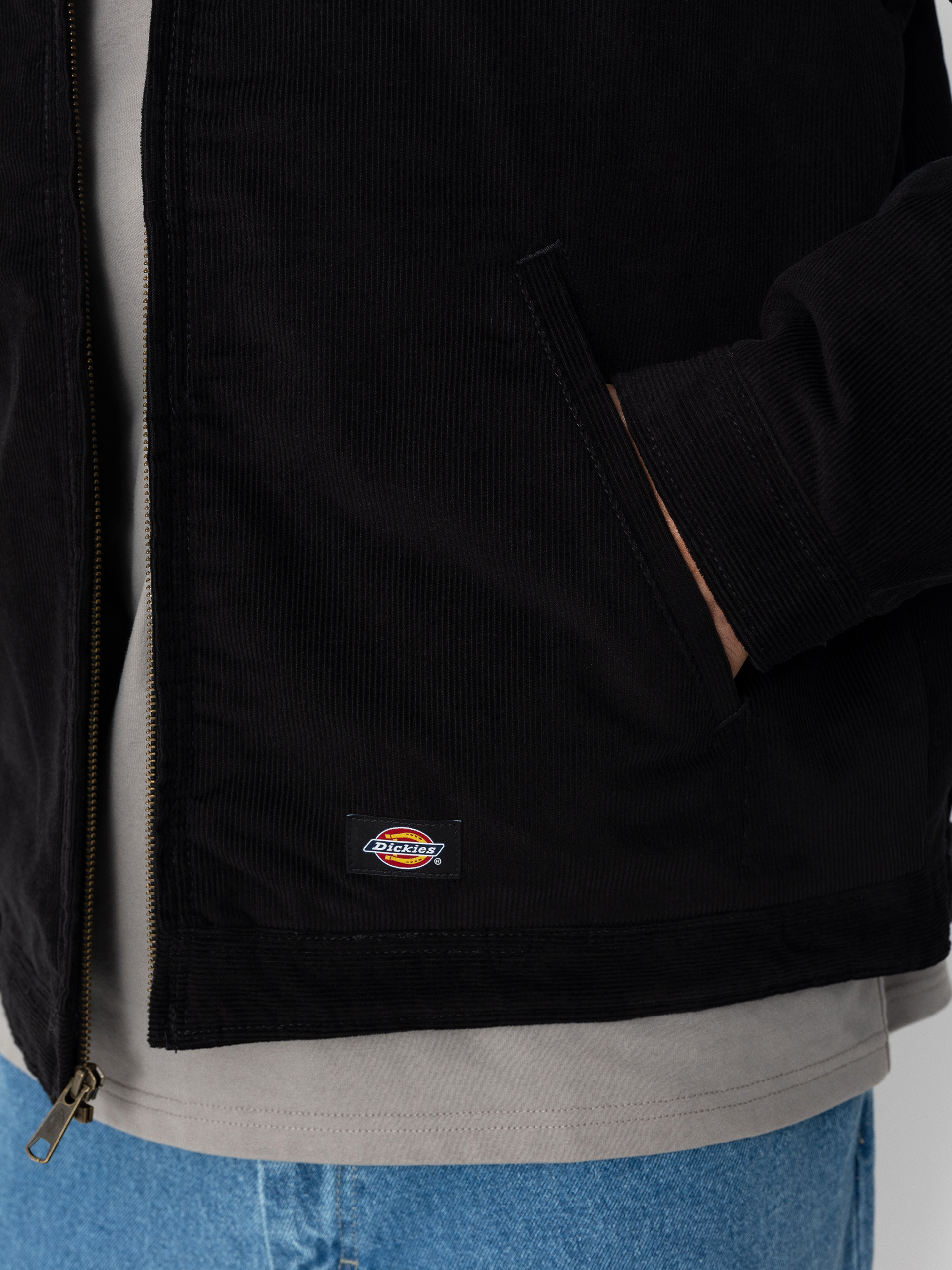Dickies Jacke Corduroy Eisenhower (black)