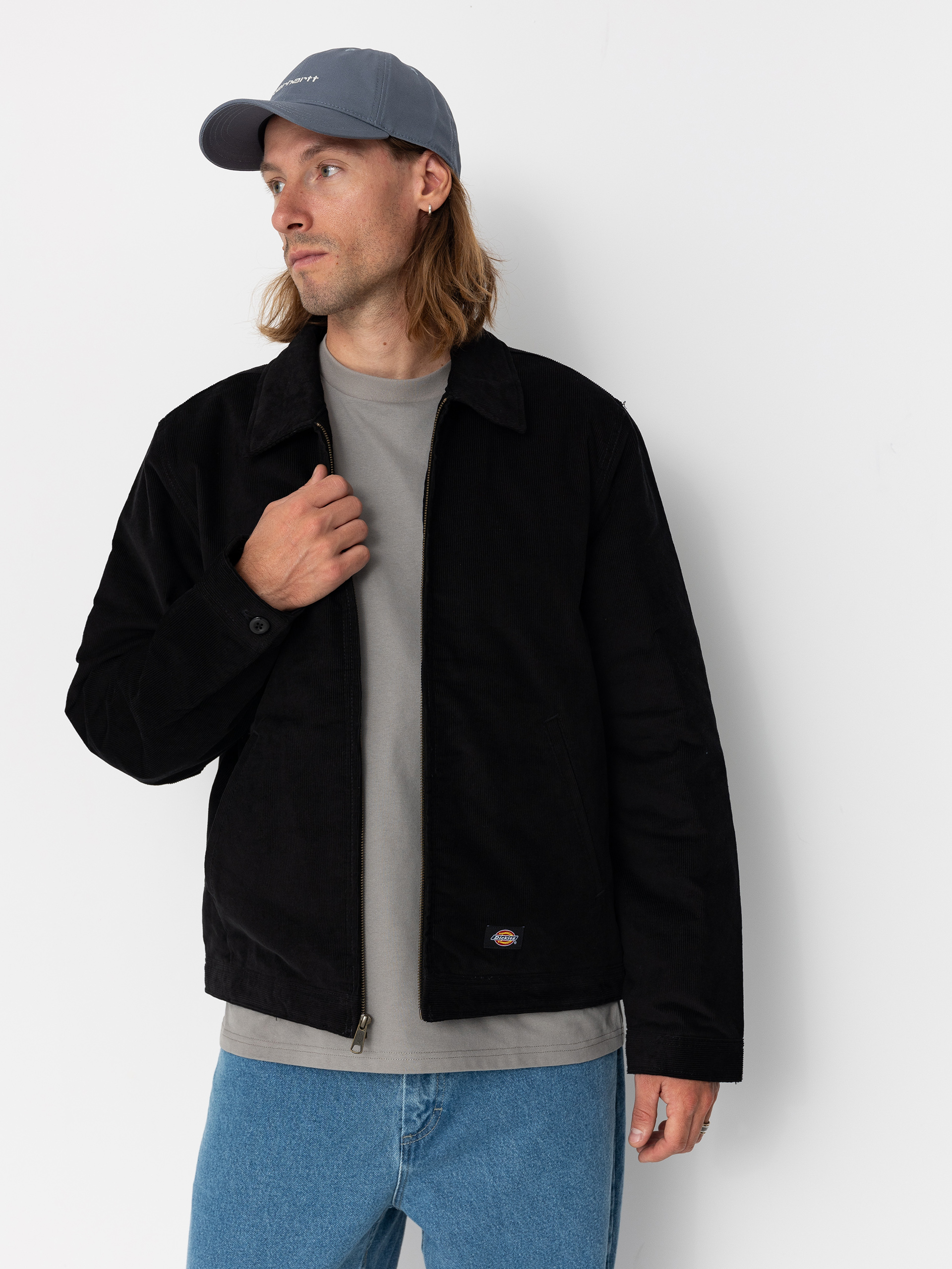 Dickies Jacke Corduroy Eisenhower (black)