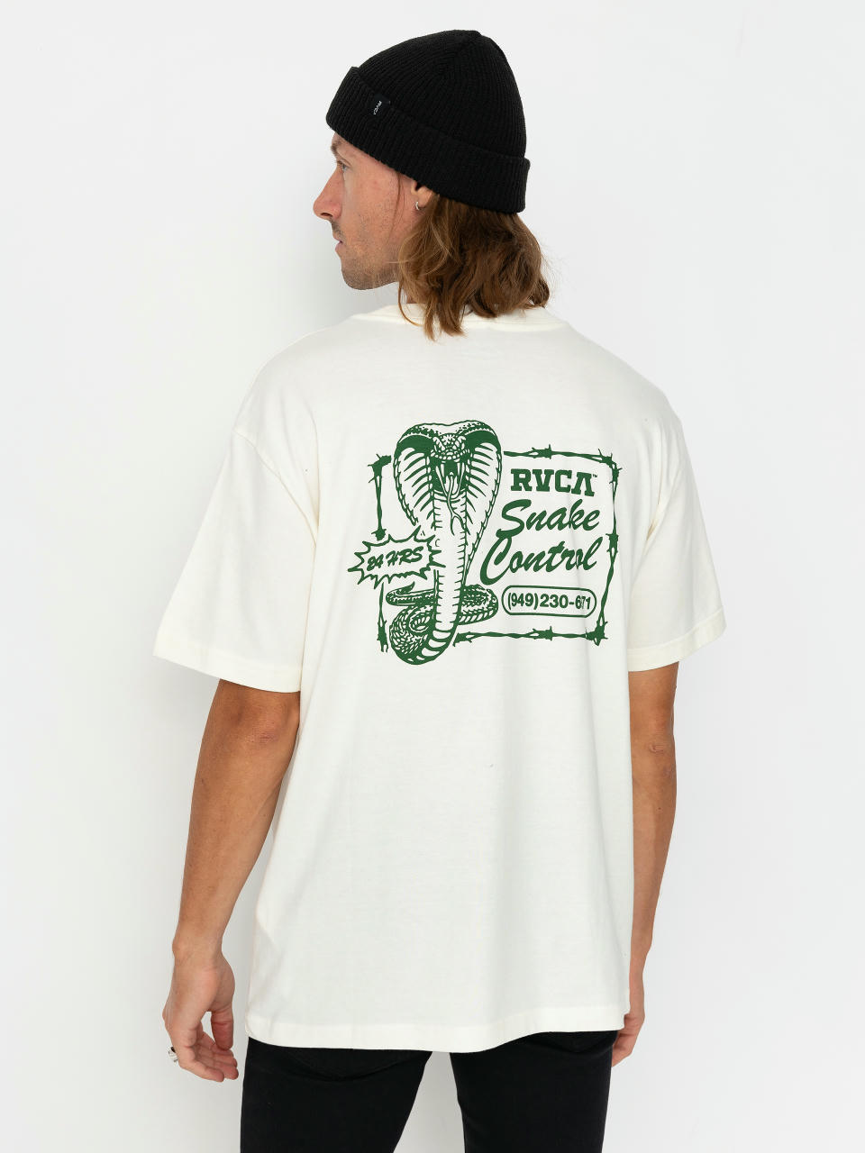 RVCA Cobra Service T-Shirt (antique white)