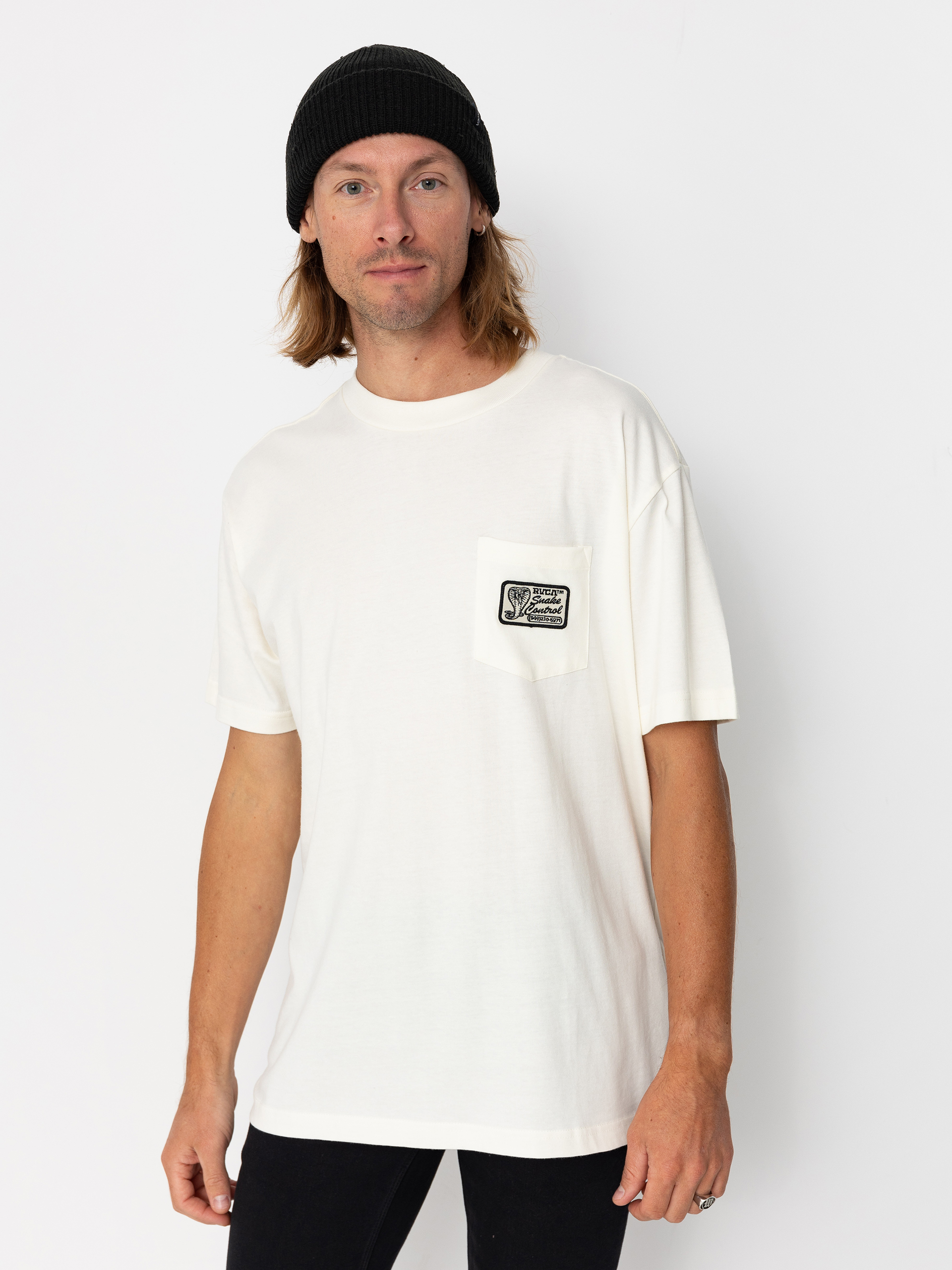 RVCA Cobra Service T-Shirt (antique white)