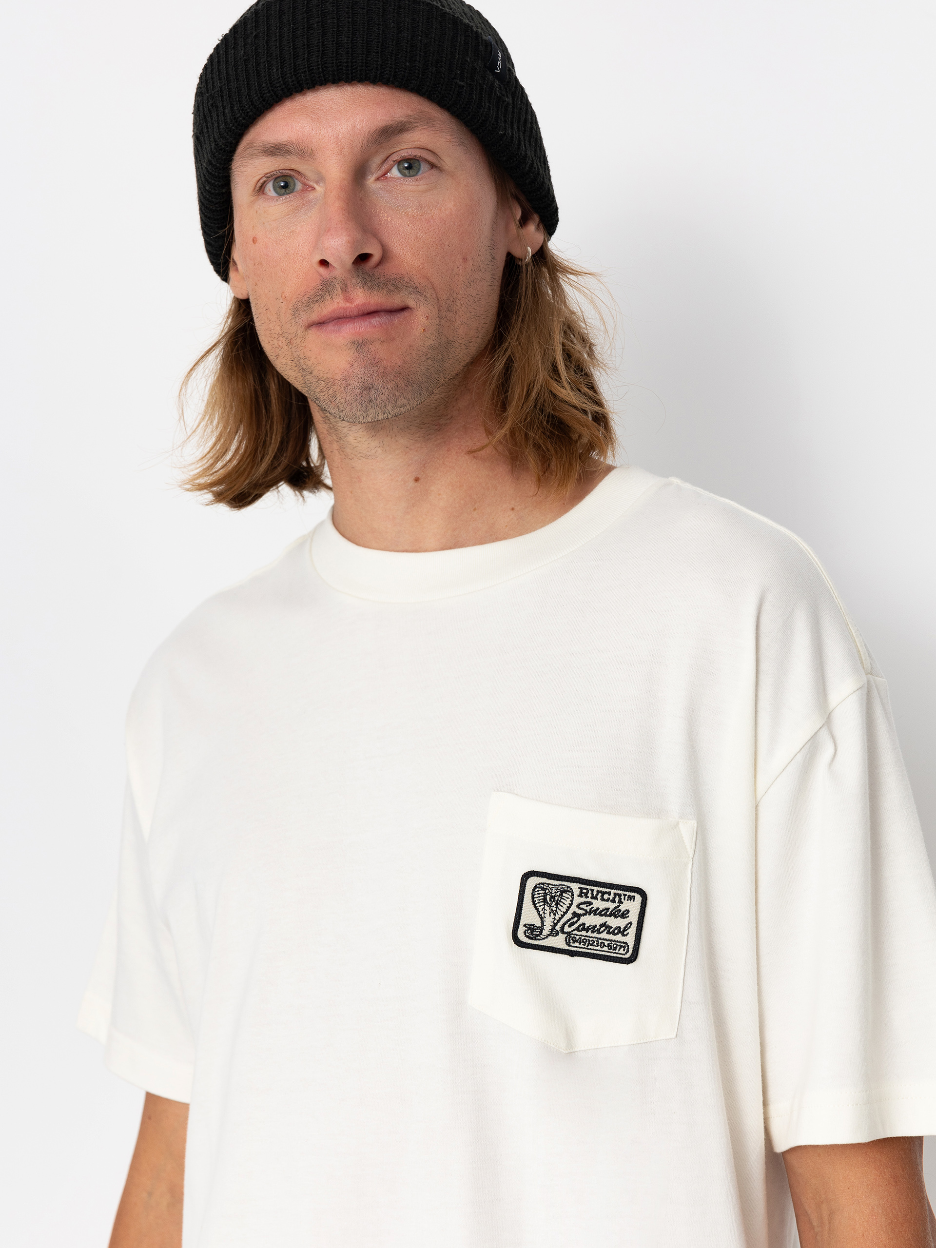 RVCA Cobra Service T-Shirt (antique white)