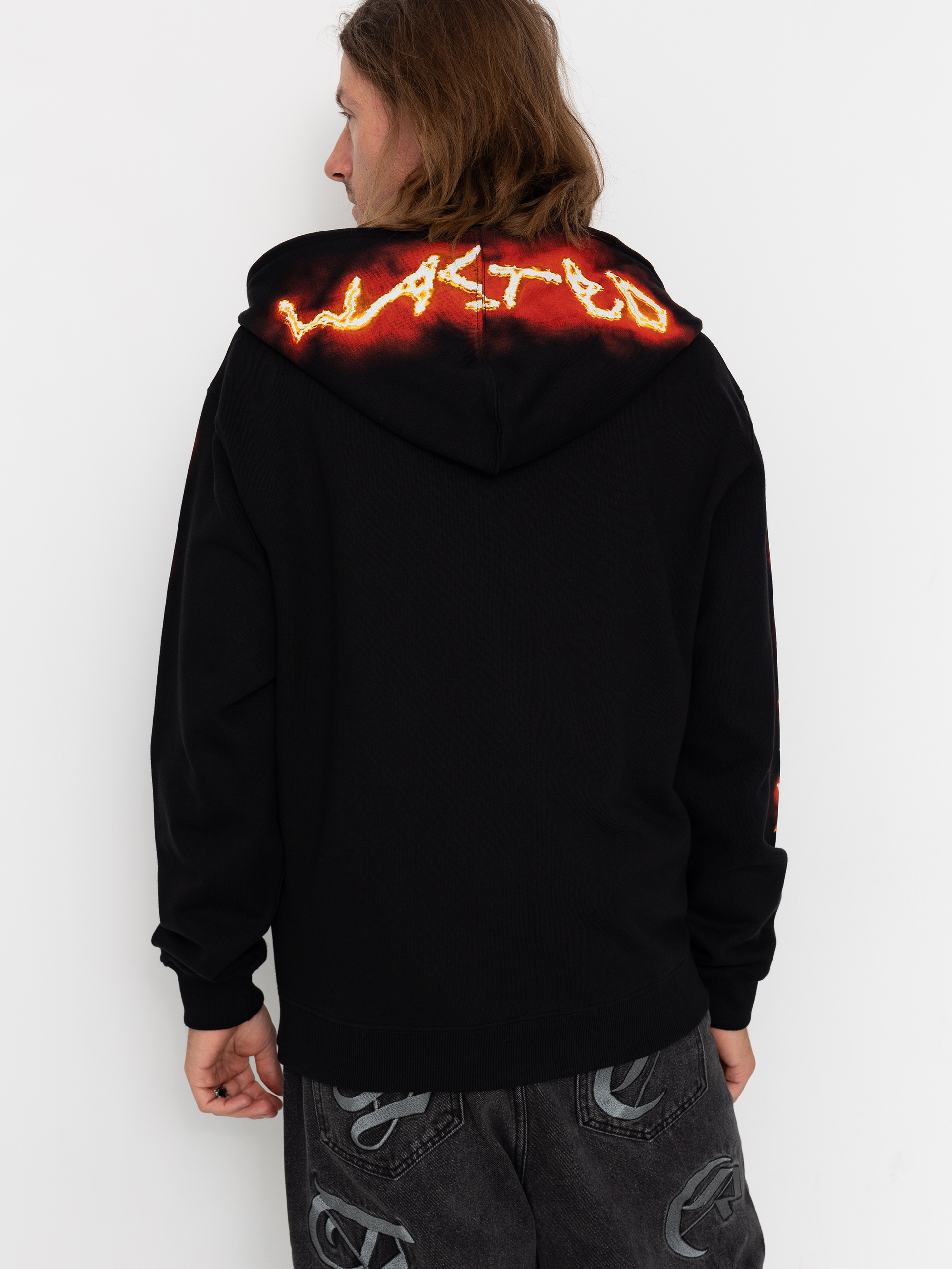 【極美品✨】【WASTED PARIS】HOODIE RAGE CROWN Wasted Paris Surt ZHD Hoodie - black (black)