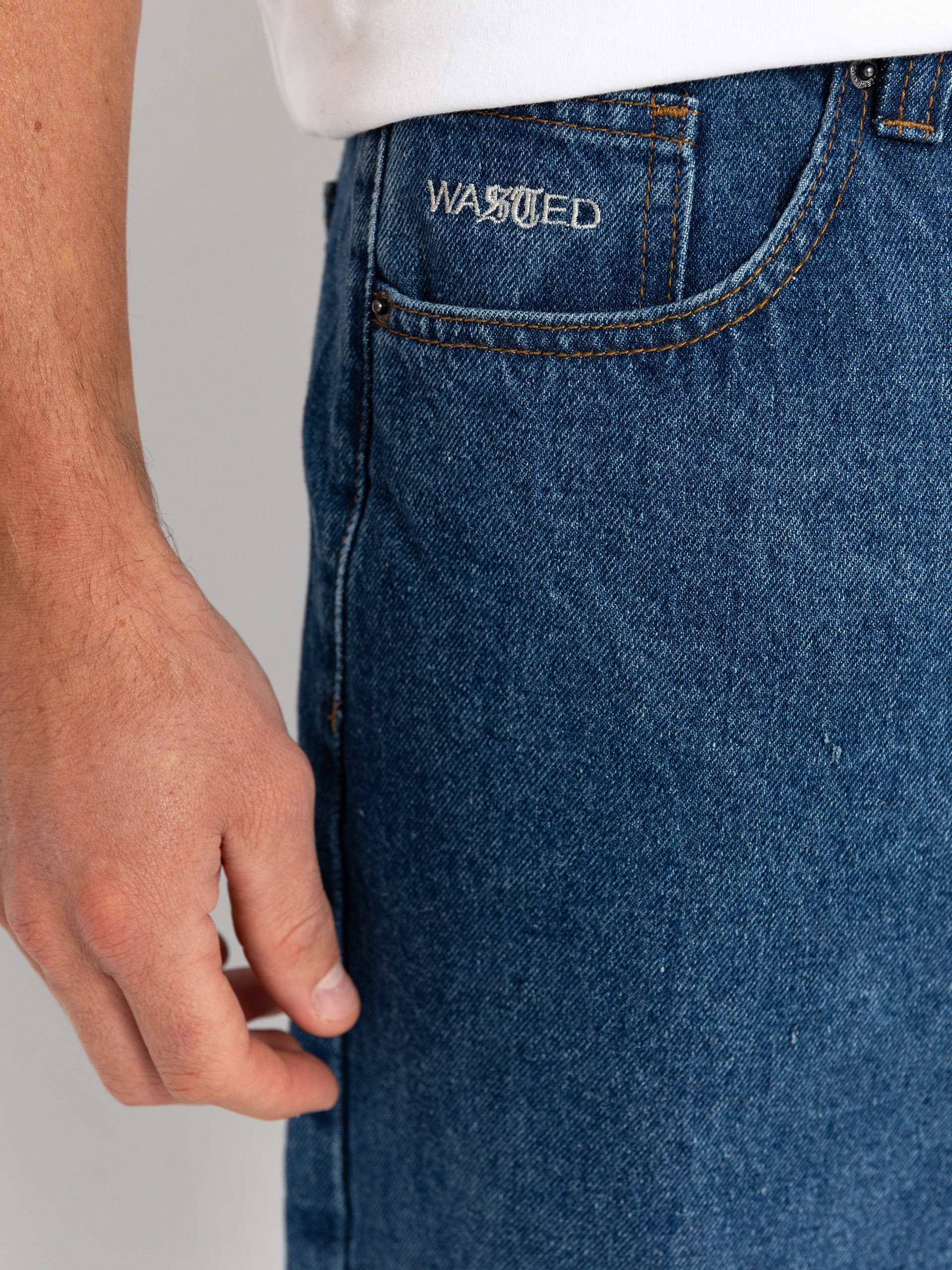 Wasted Paris Signature Casper Hose (washed blue)
