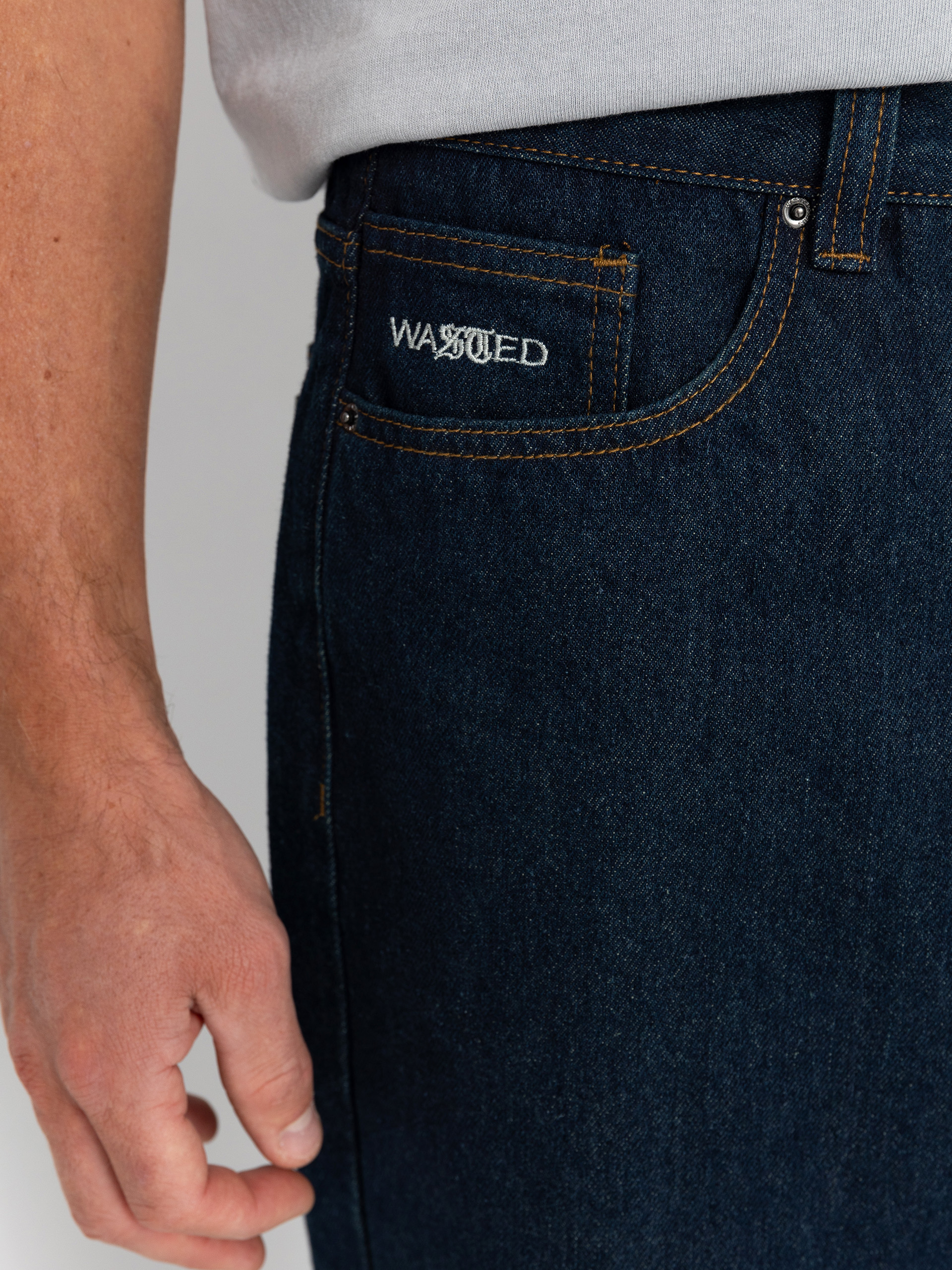 Wasted Paris Signature Casper Pants (raw blue)