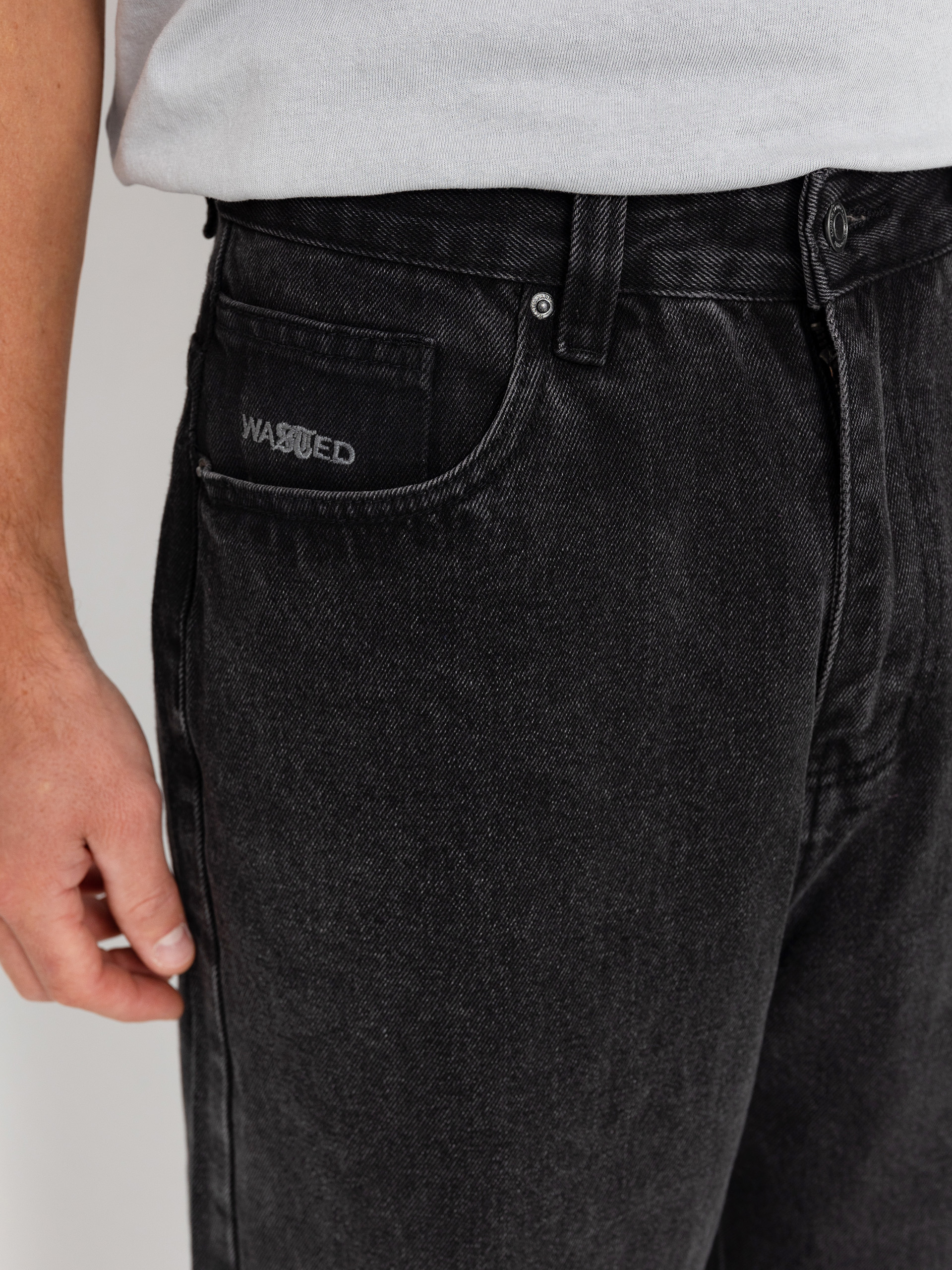 Wasted Paris Kingdom Curve Casper Pants (faded black)