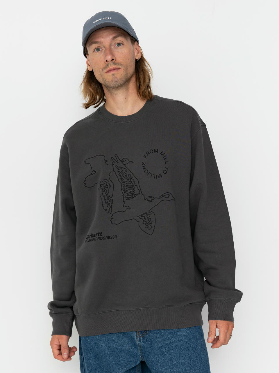 Carhartt WIP Flying Ducks Sweatshirt (graphite)