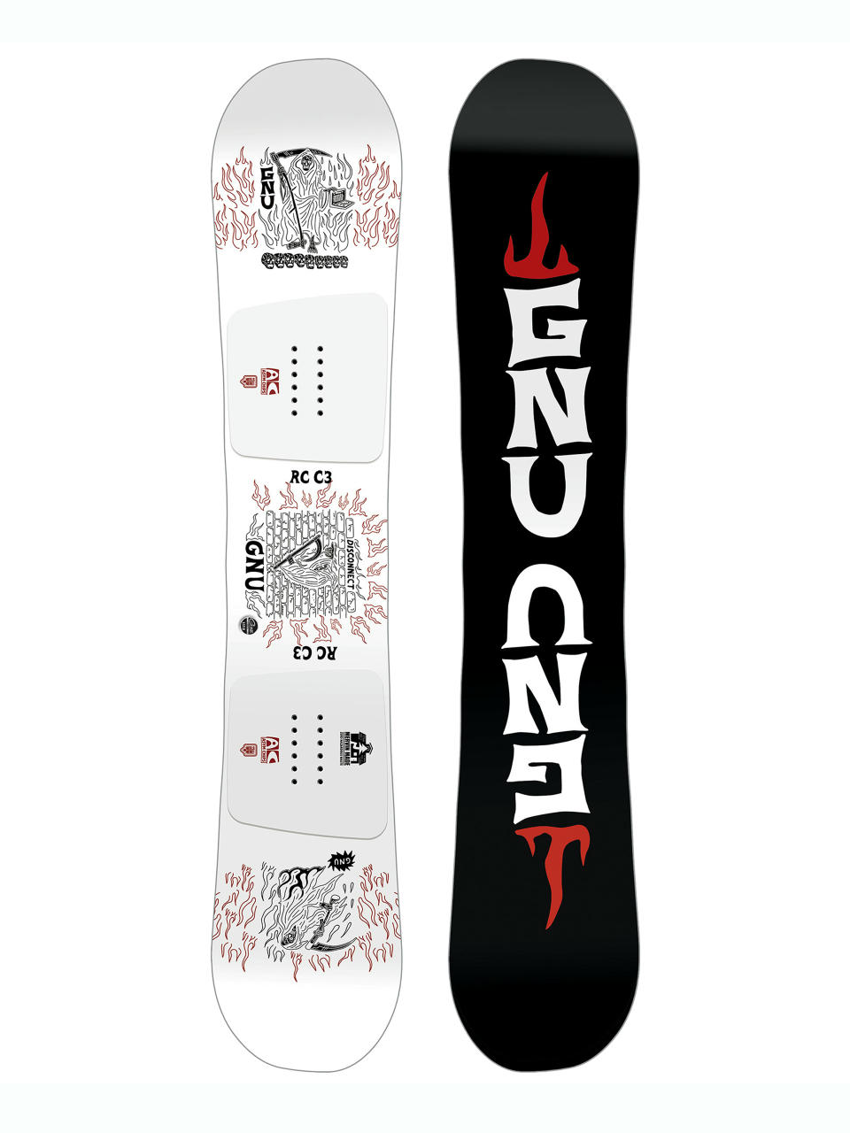 Mens Gnu Snowboard Rcc3 (black)