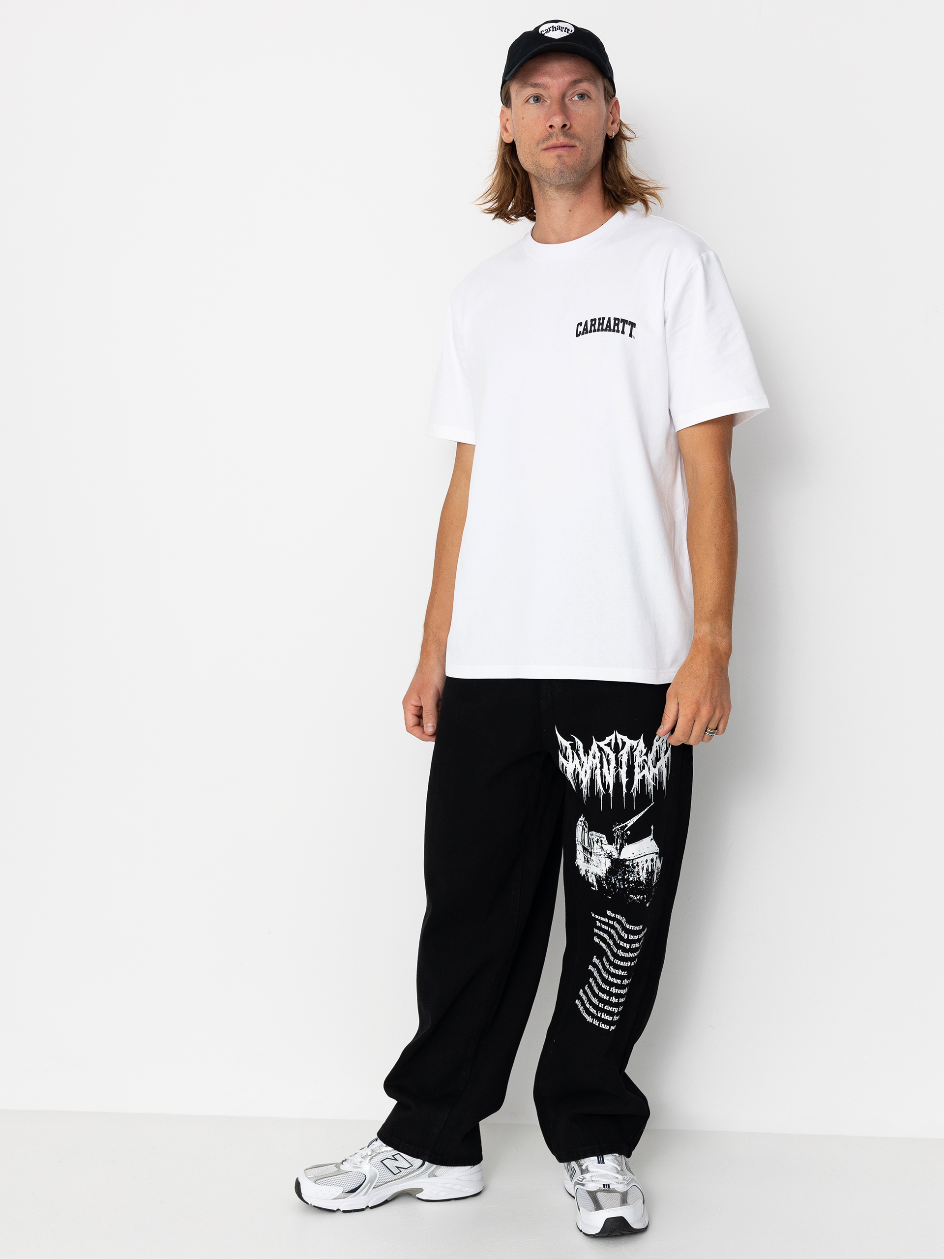 Carhartt WIP University Script T-Shirt - black (black/white)