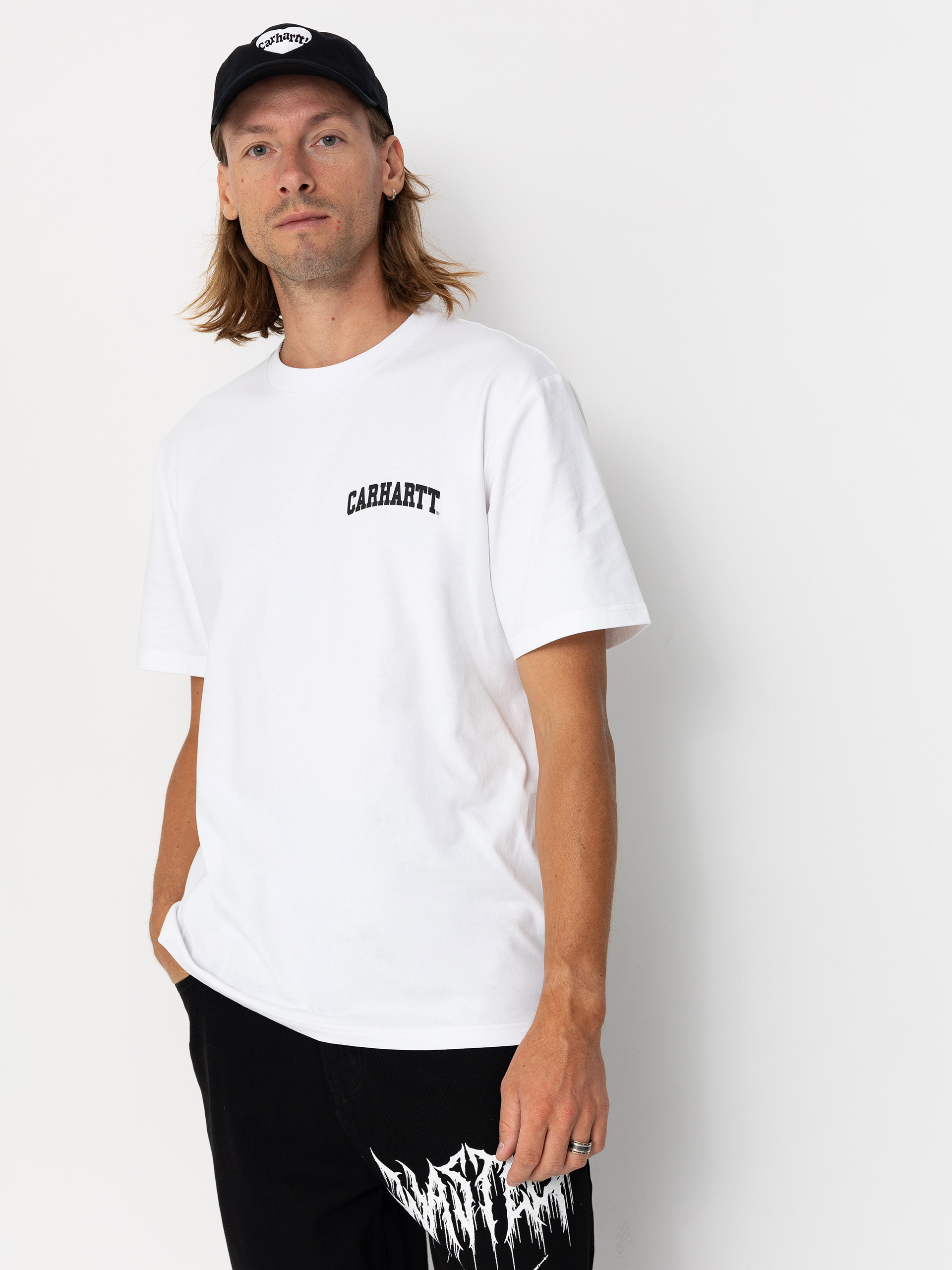 Carhartt WIP University Script T-Shirt (white/black)