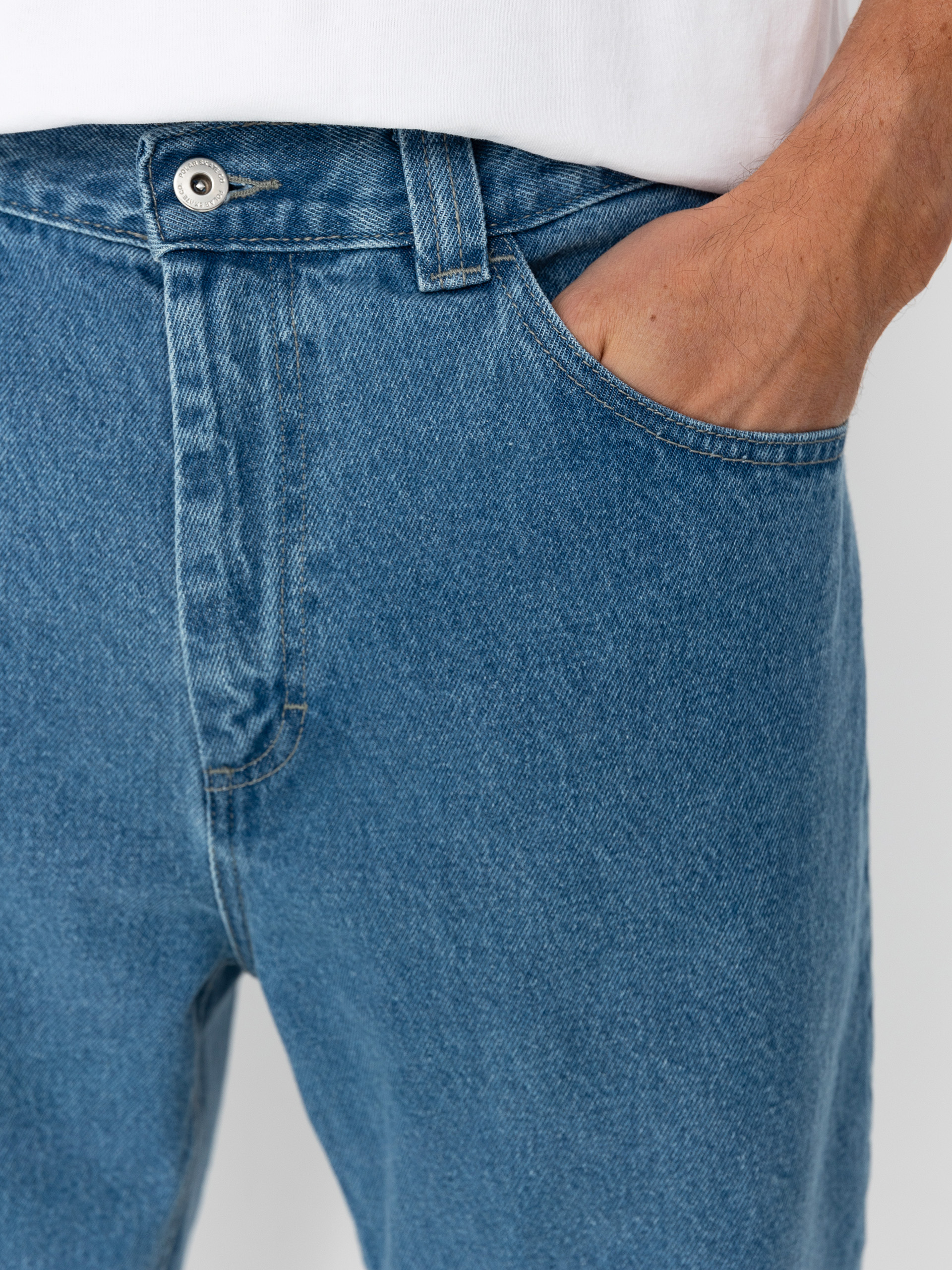 Polar Skate 92! Denim Pants (mid blue)