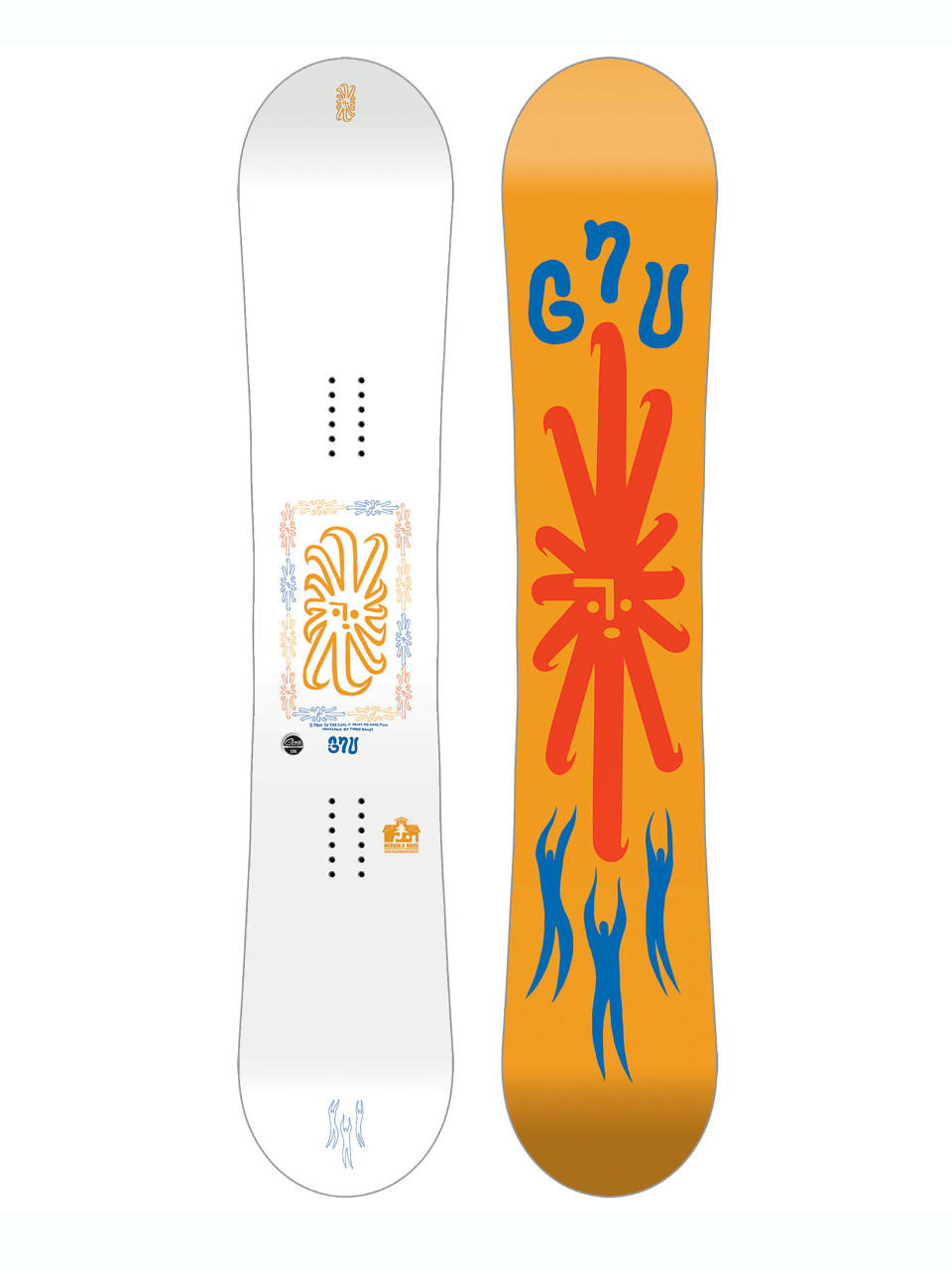 Herren Gnu Snowboard Headspace (light orange)