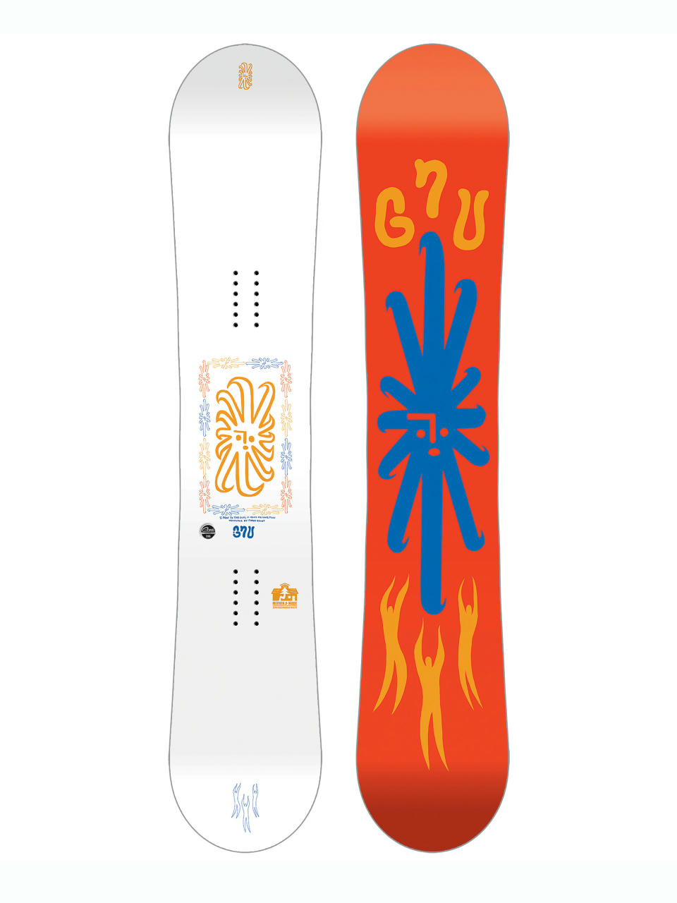 Herren Gnu Snowboard Headspace (orange)