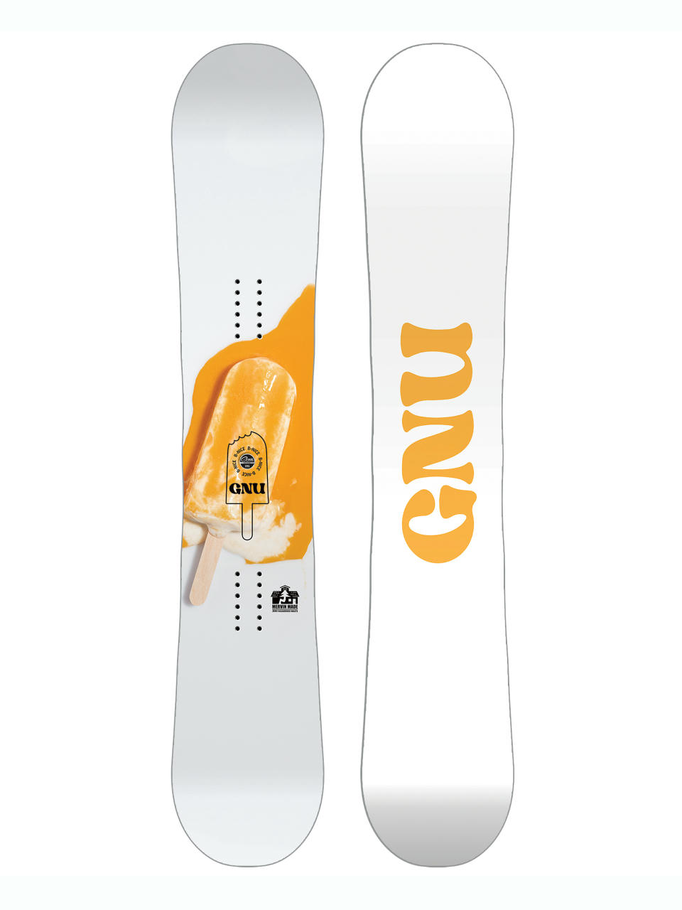 Damen Gnu Snowboard B Nice (white)