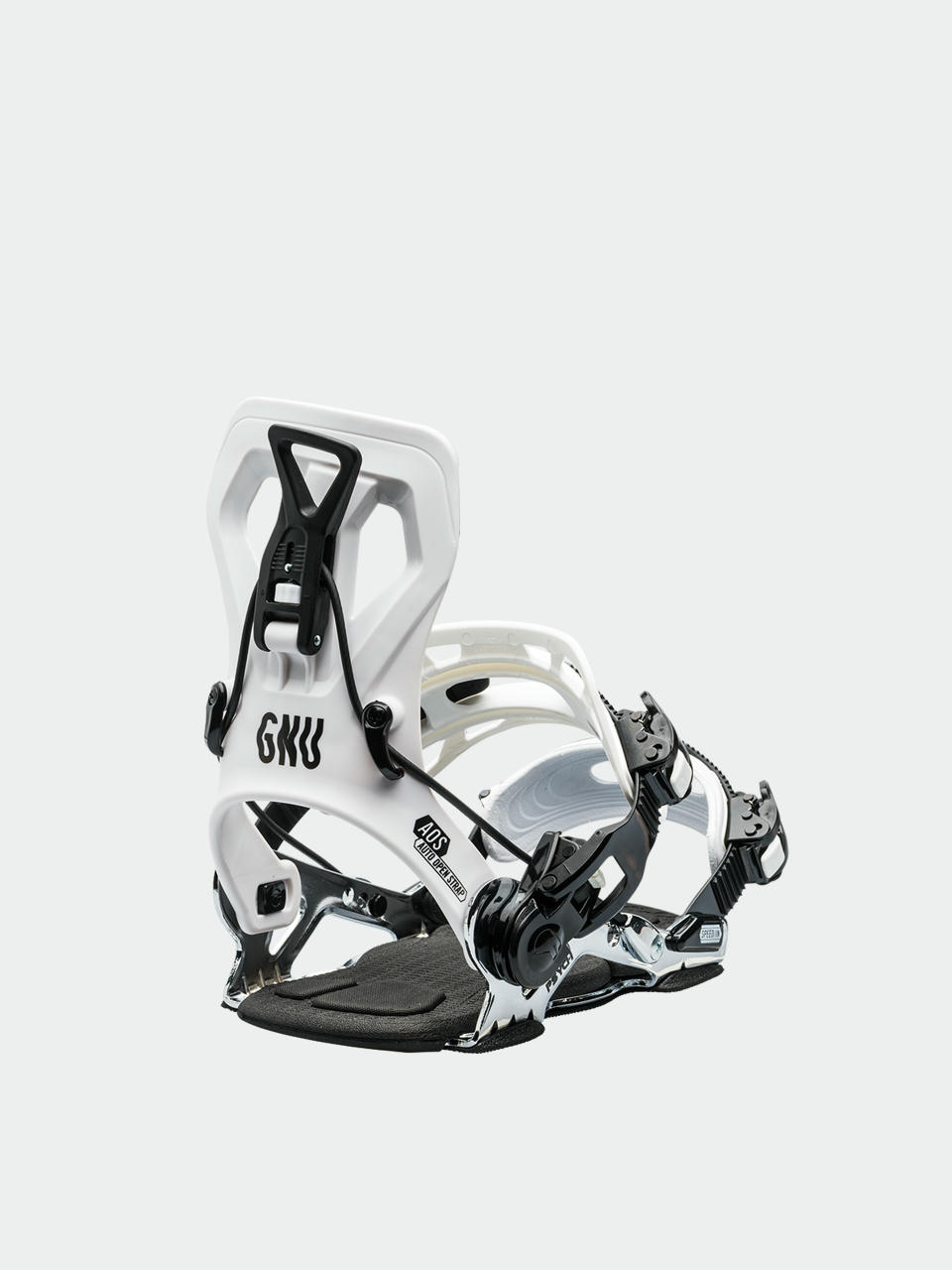 Mens Gnu Snowboard bindings Psych (white)