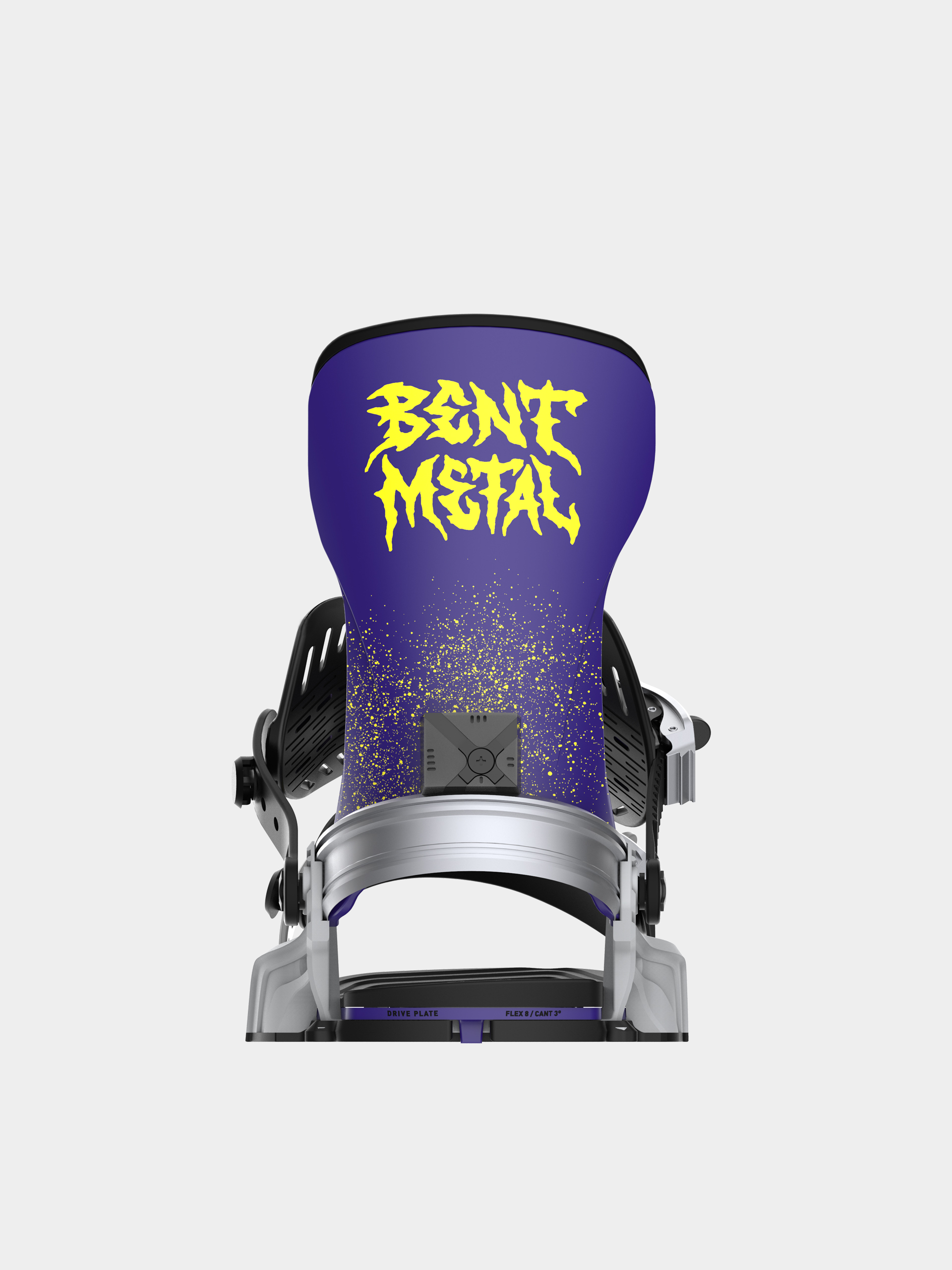 Herren Bent Metal Snowboard Bindung Transfer (grey/purple)