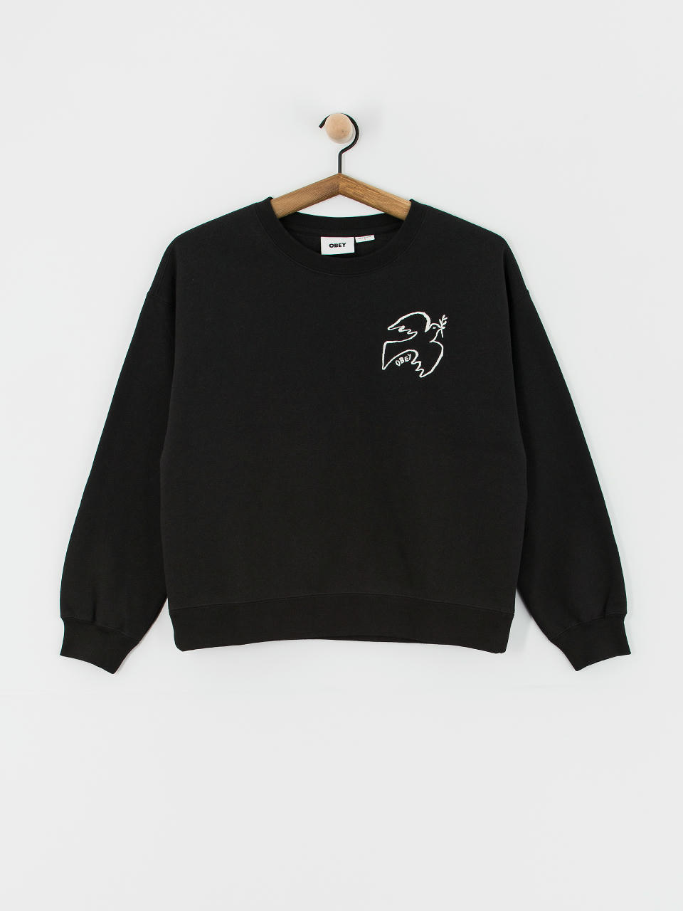 OBEY Sweatshirt Peace Dove Wmn (digital black)