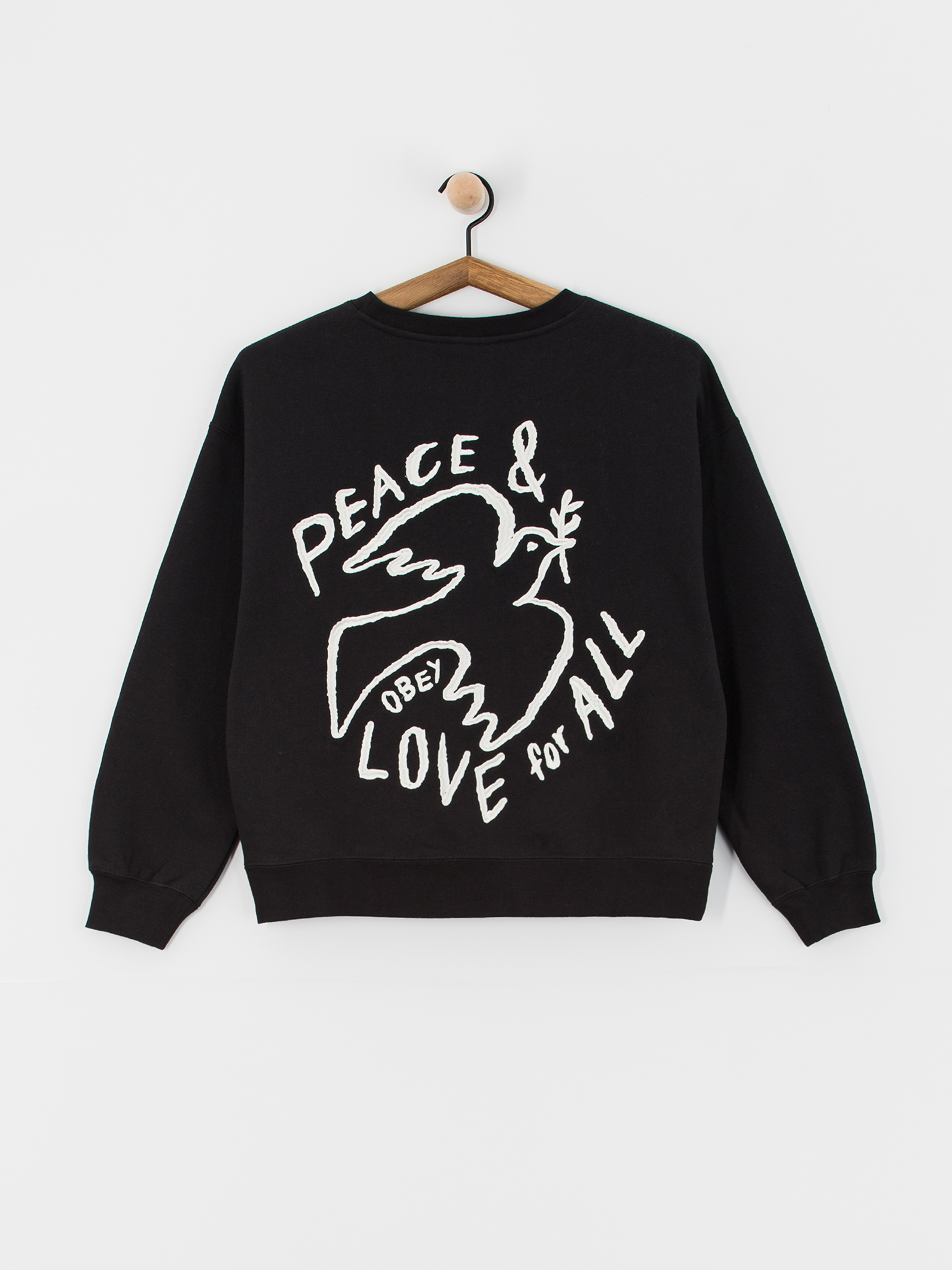 OBEY Sweatshirt Peace Dove Wmn (digital black)