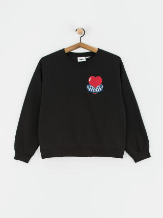 OBEY Sweatshirt Heart Wmn (digital black)