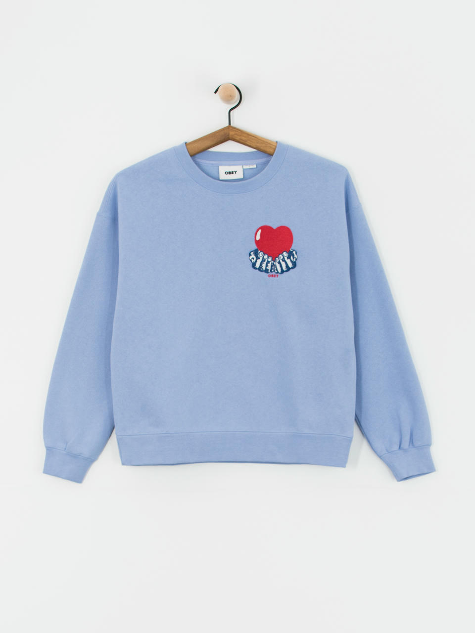 OBEY Sweatshirt Heart Wmn (hydrangea)