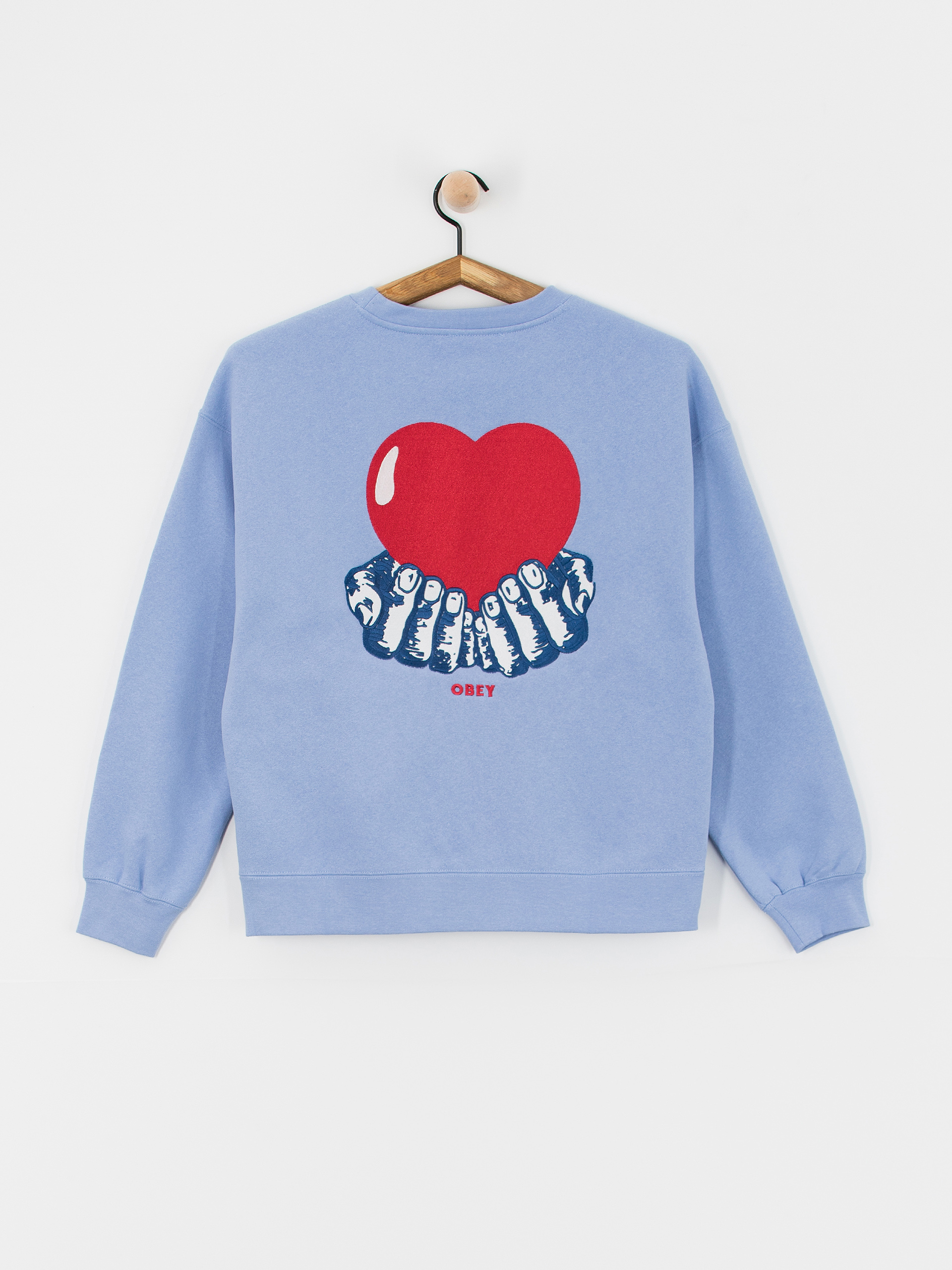 OBEY Sweatshirt Heart Wmn (hydrangea)