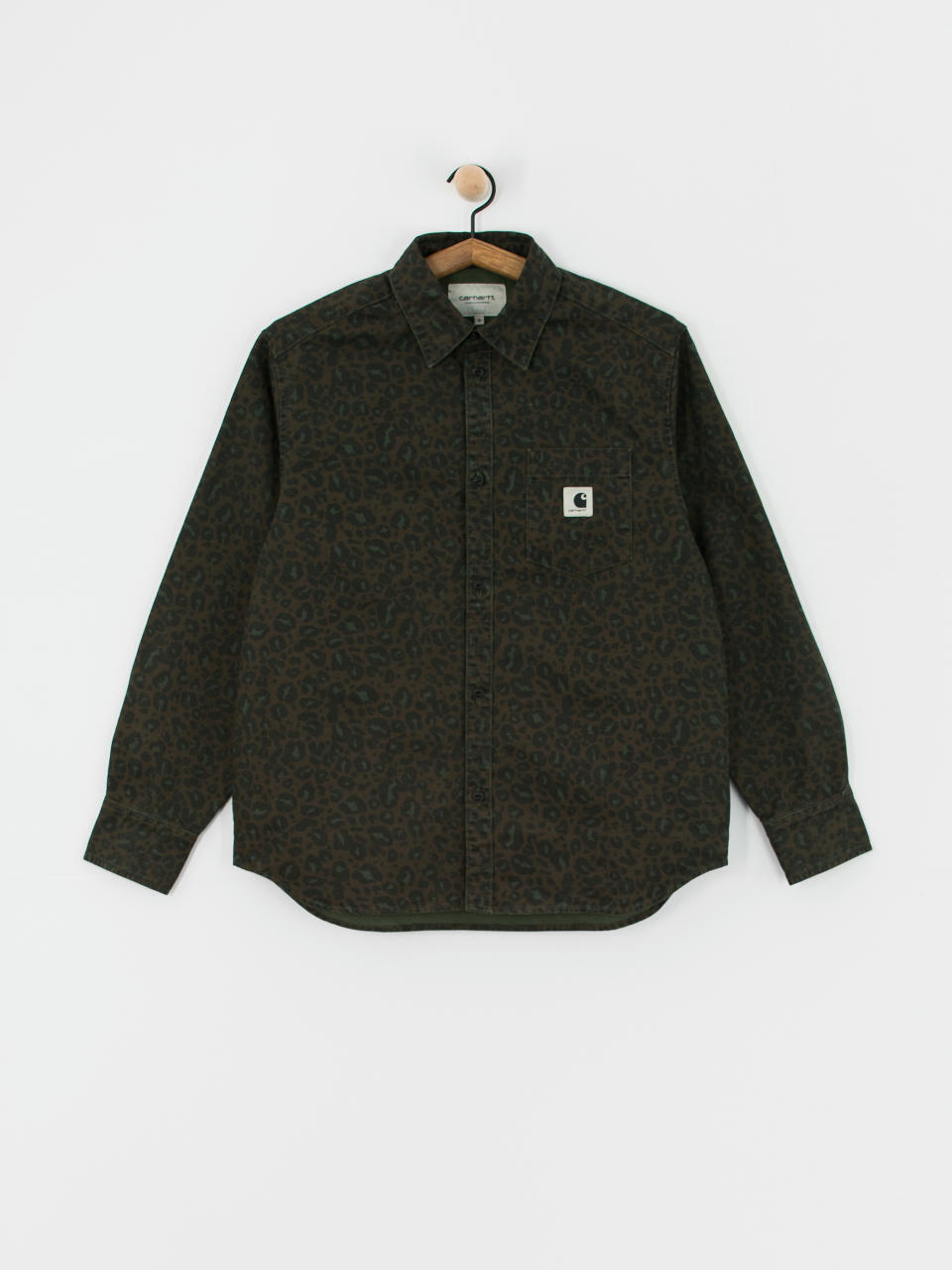 Carhartt WIP Shirt Leo Wmn (camo leo/tamarind/office green)