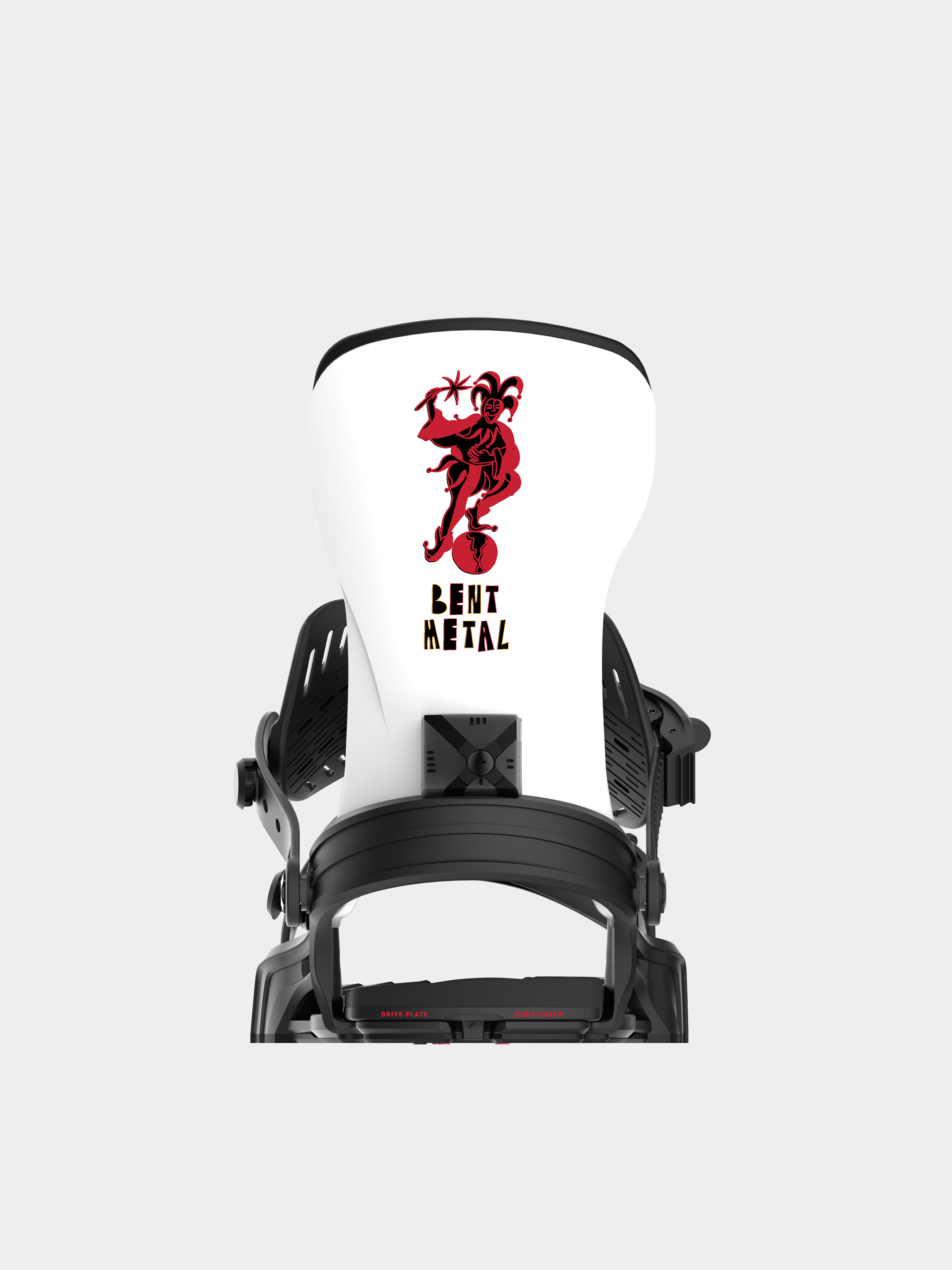 Mens Bent Metal Snowboard bindings Axtion (black/white)