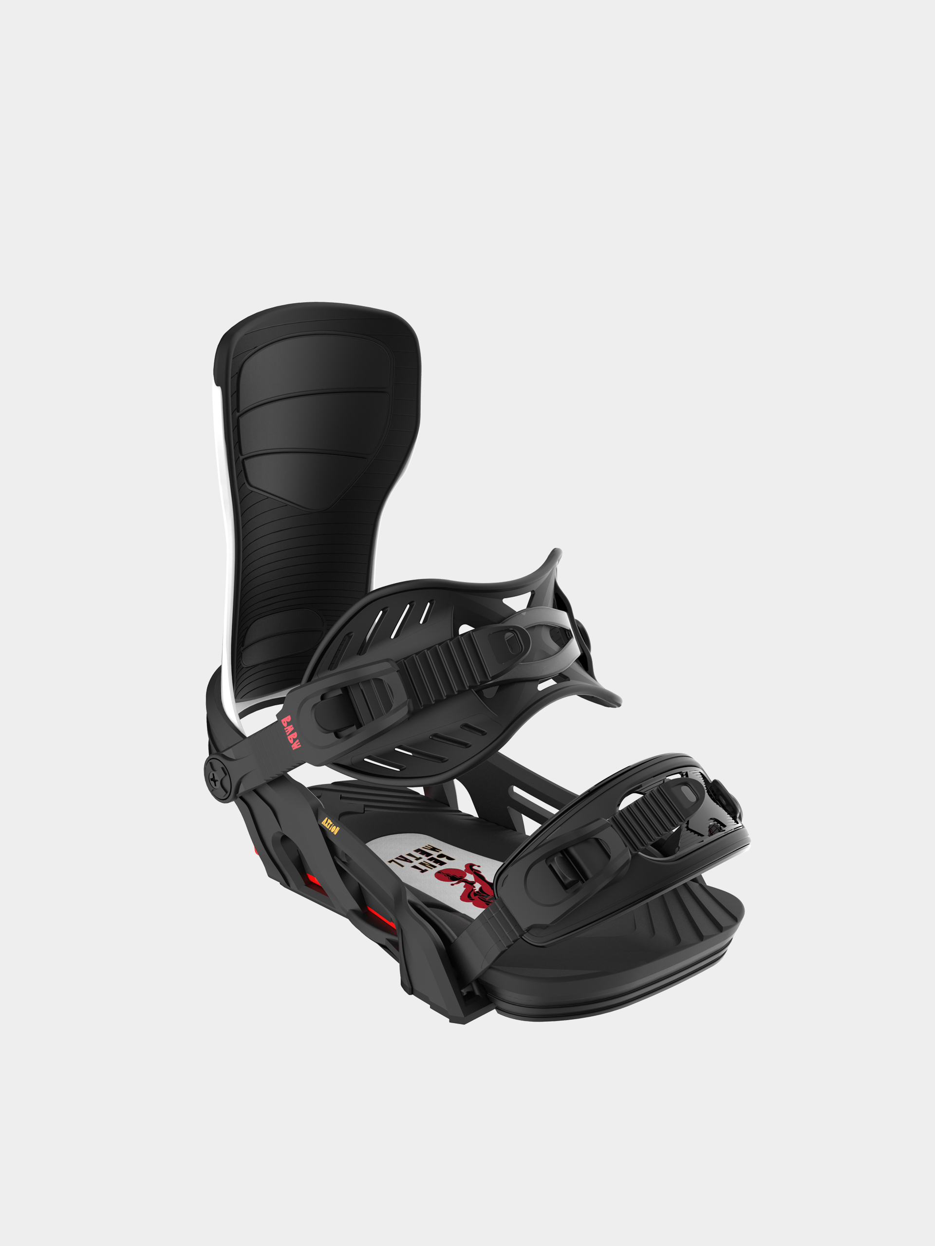 Bent Metal Snowboard bindings Axtion (black/white)