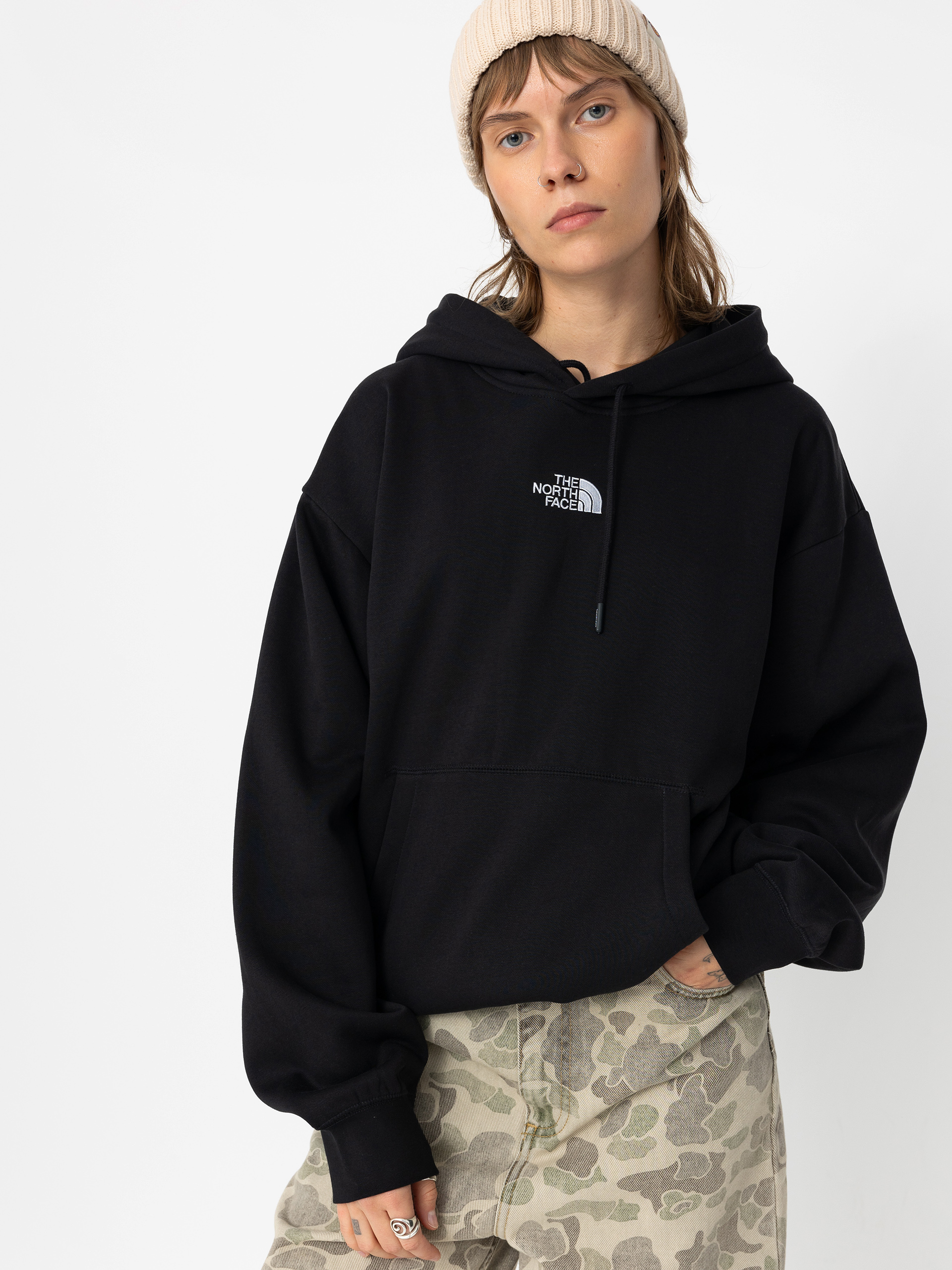 The North Face Essential Oversize HD Wmn Hoodie (tnf black)