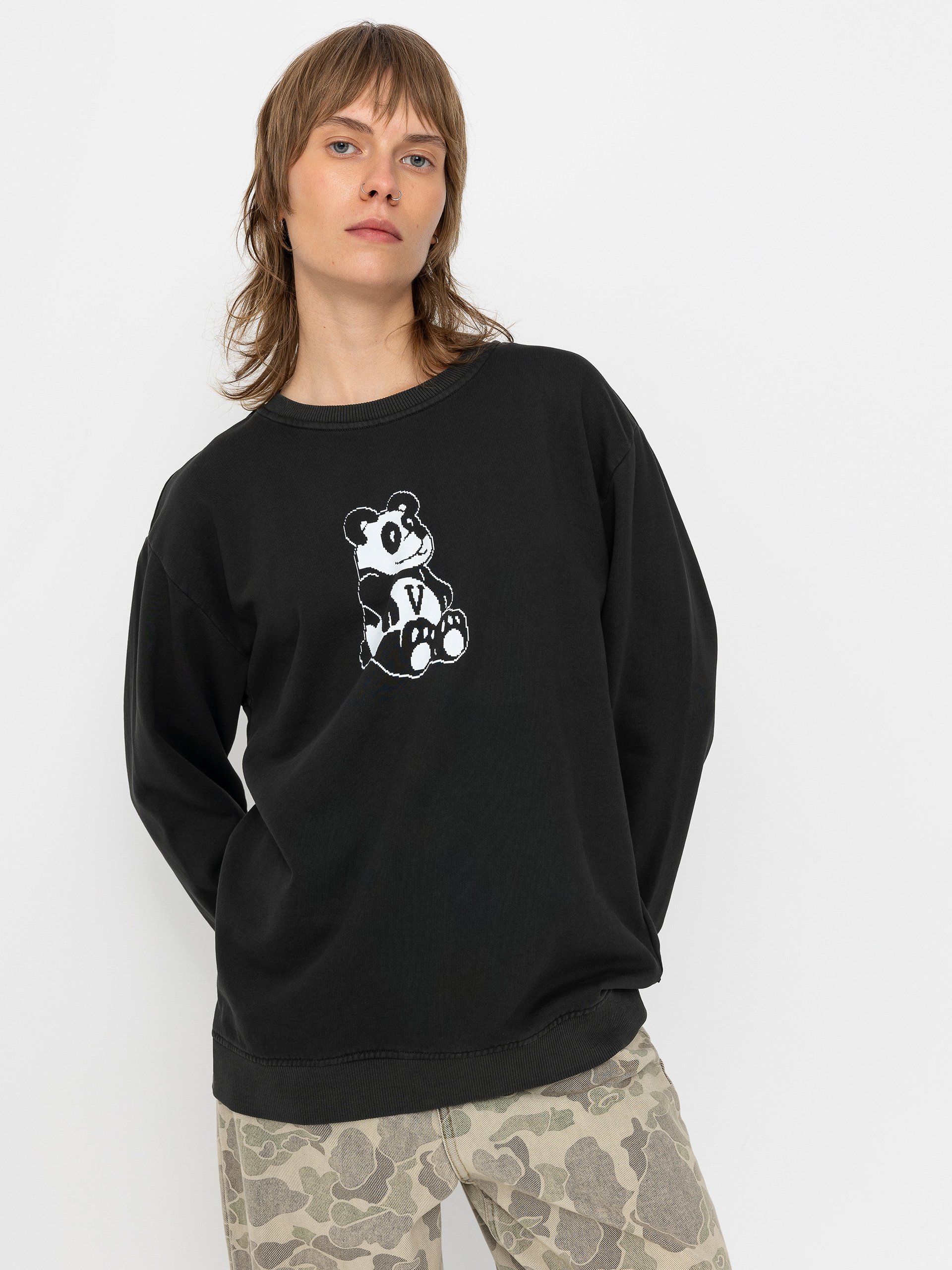 Vans Pandamonium Bff Crew Wmn Sweatshirt (black)
